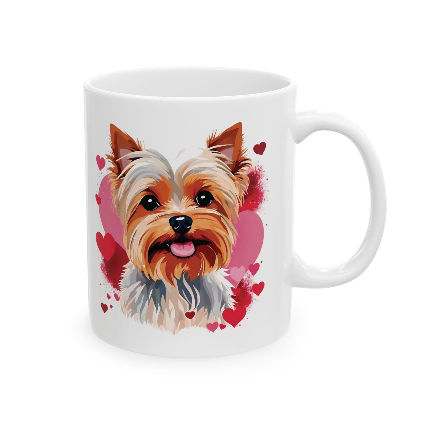 Valentine Yorkie 2 Mug 11oz