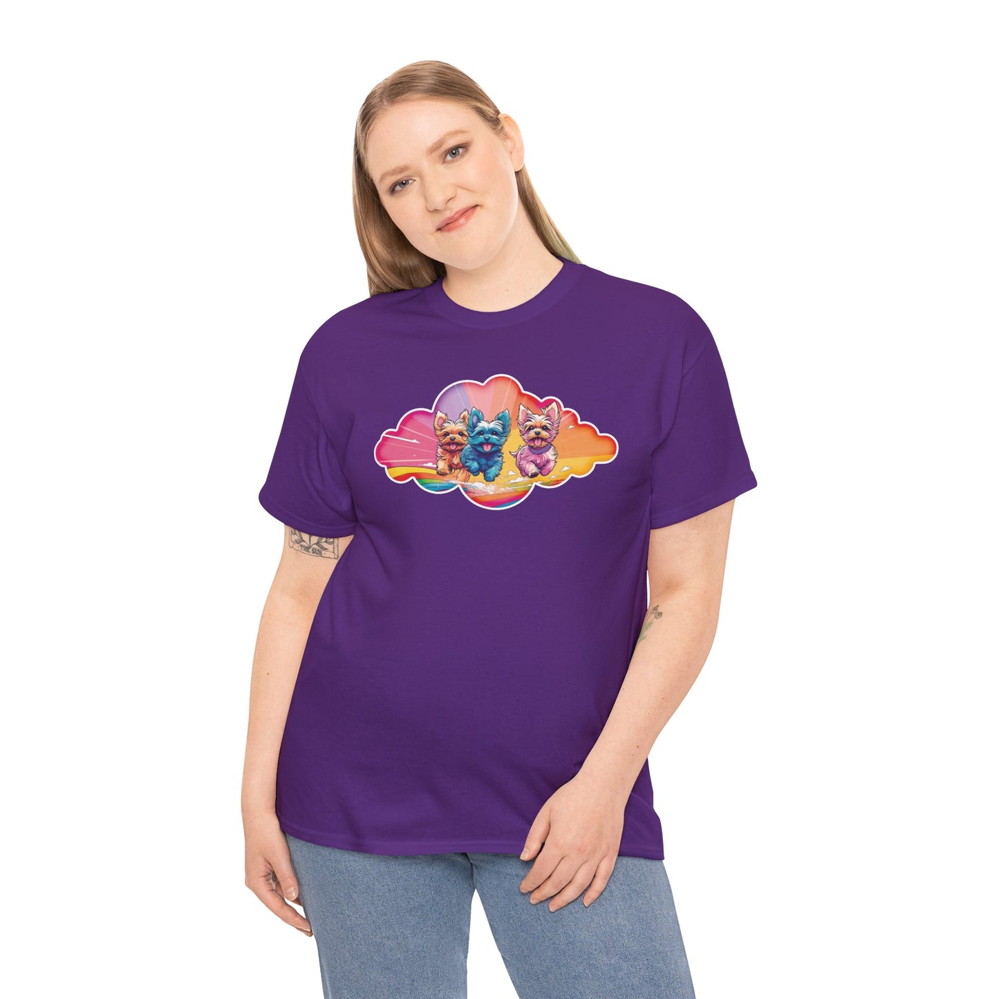 Rainbow Yorkies - Unisex T Shirt
