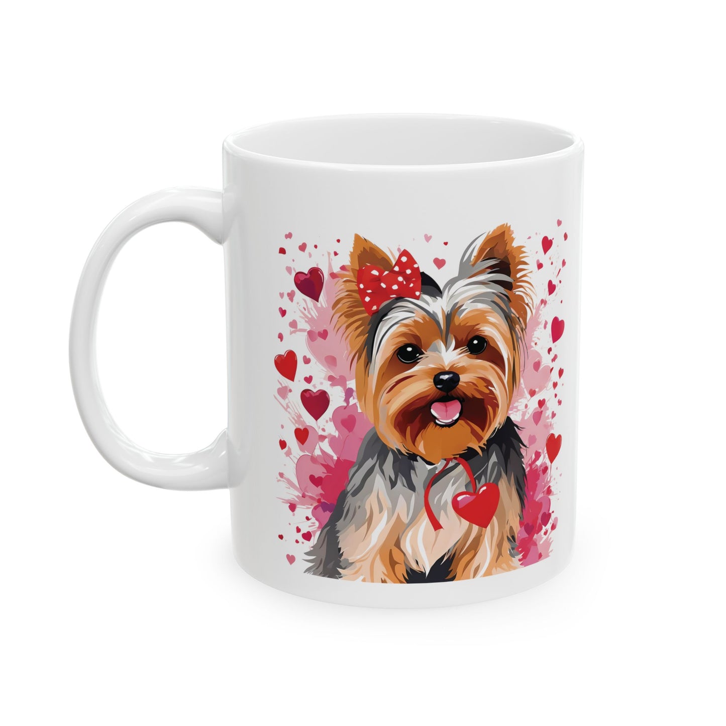 Valentine Yorkie Mug 11oz