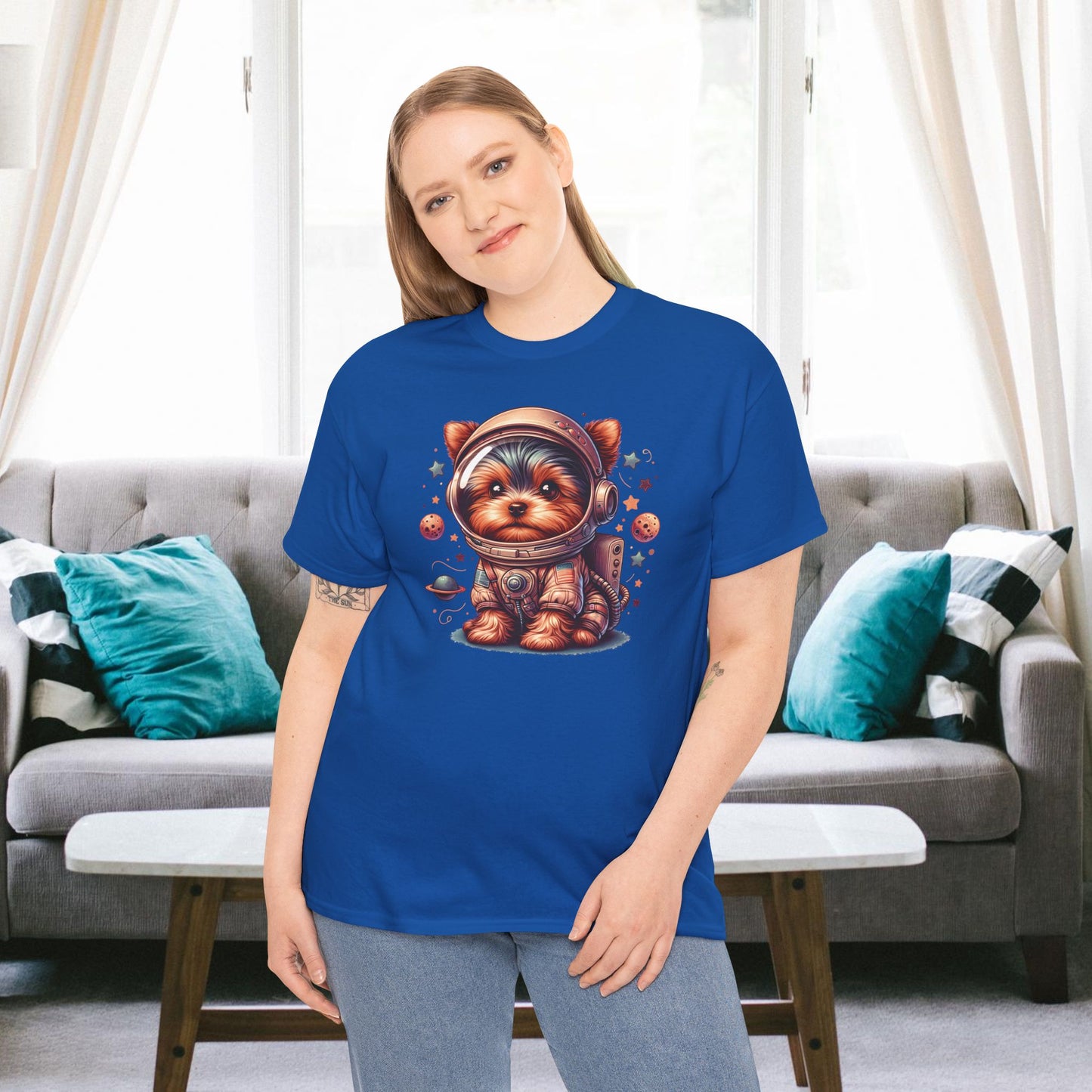 Yorkie Astronaut - Unisex T Shirt