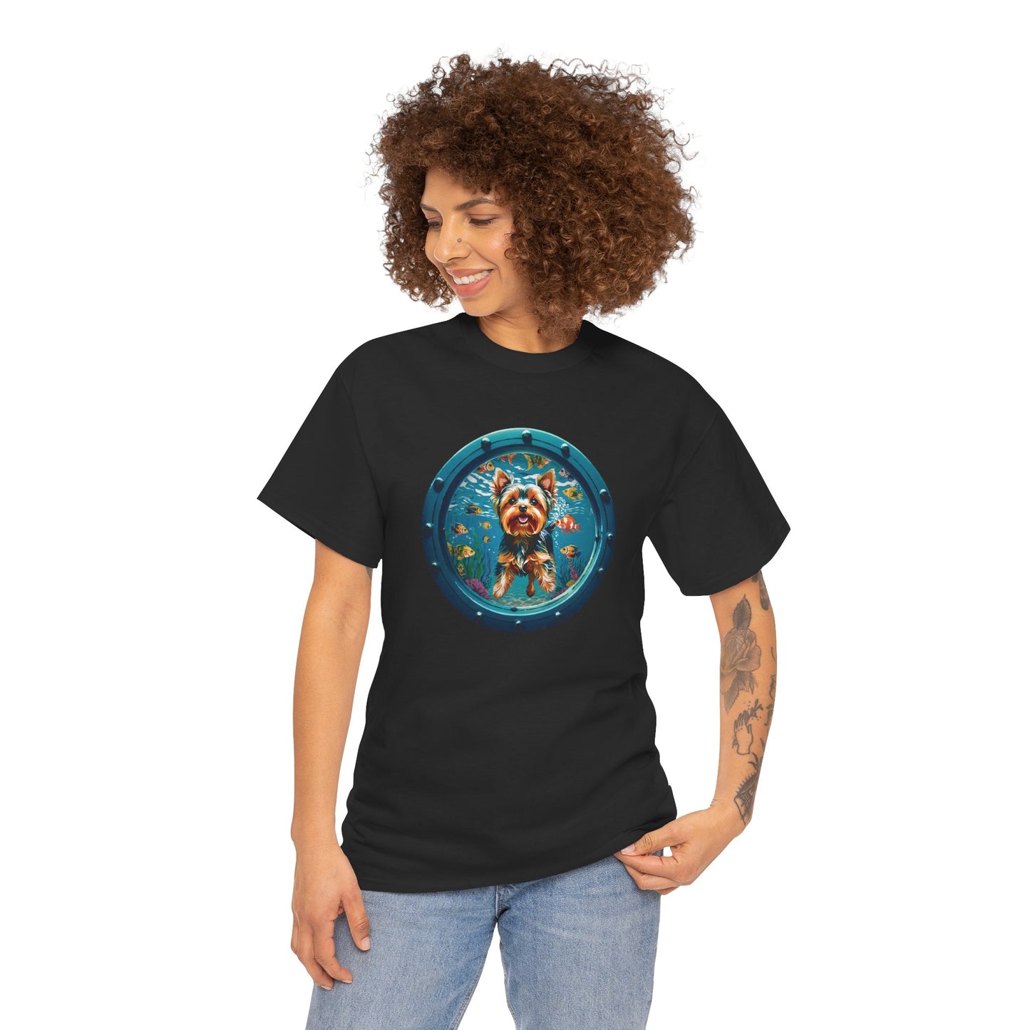 Submarine Yorkie - Unisex T Shirt