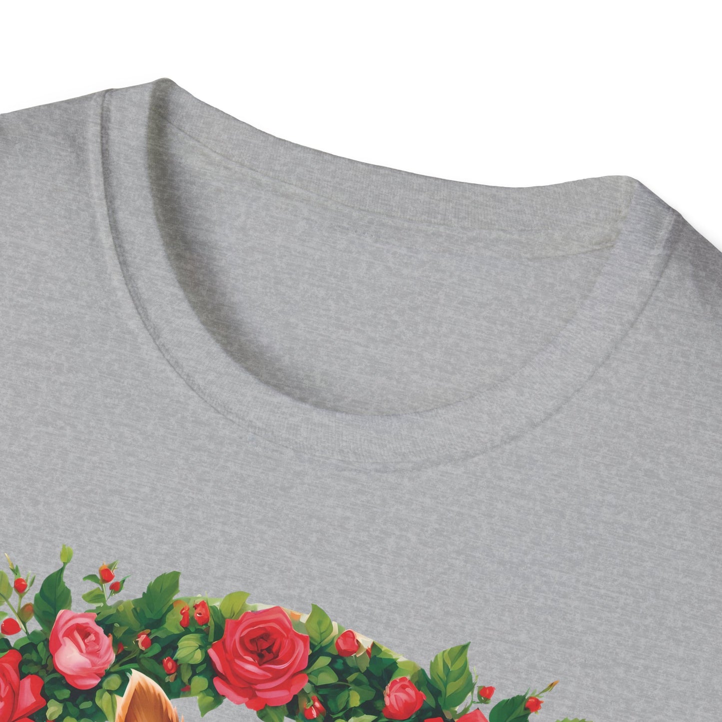 Yorkie Roses Wreath - Women's T Shirt