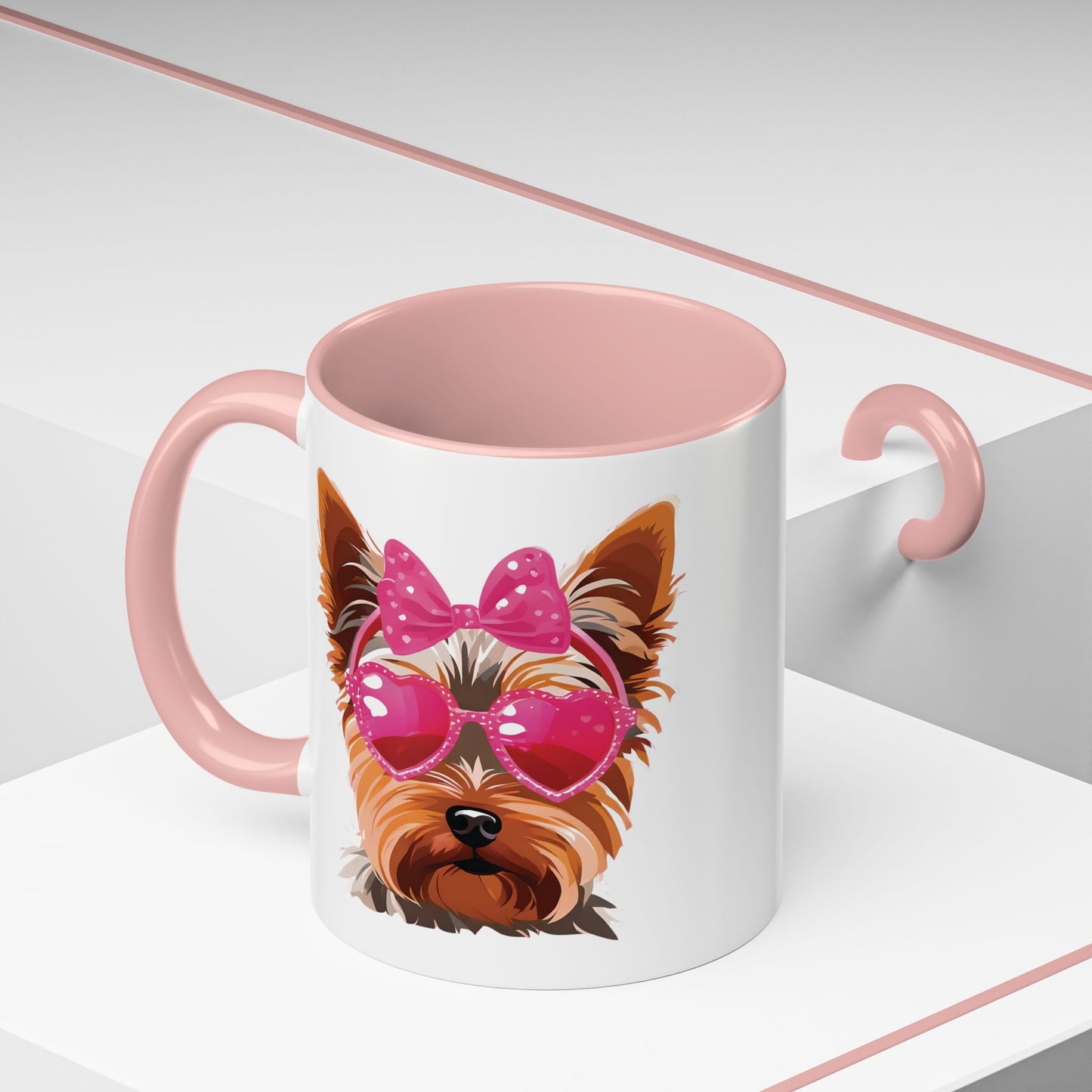 Chic Yorkie Accent Mug 11oz