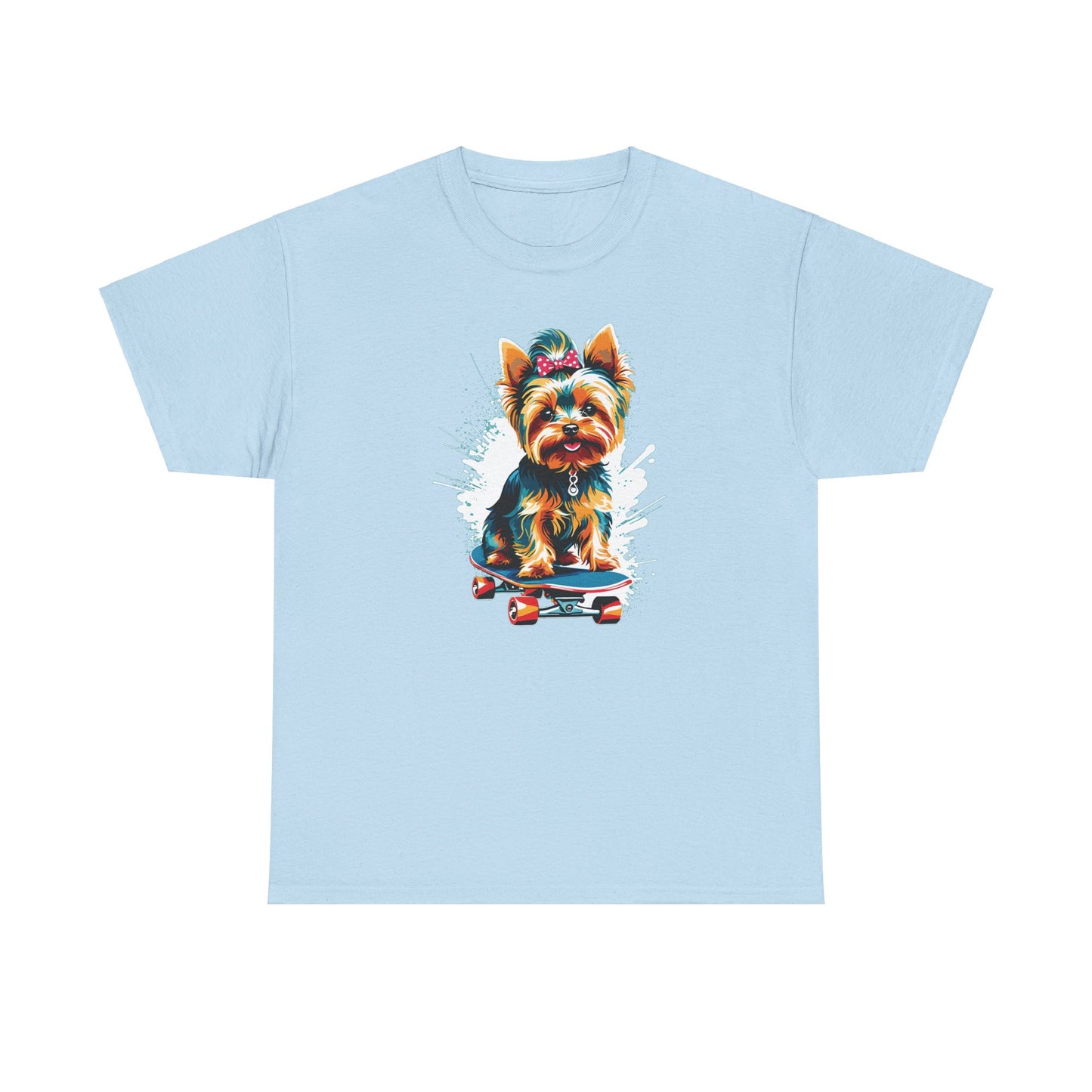 Yorkie Skateboarder - Unisex T Shirt