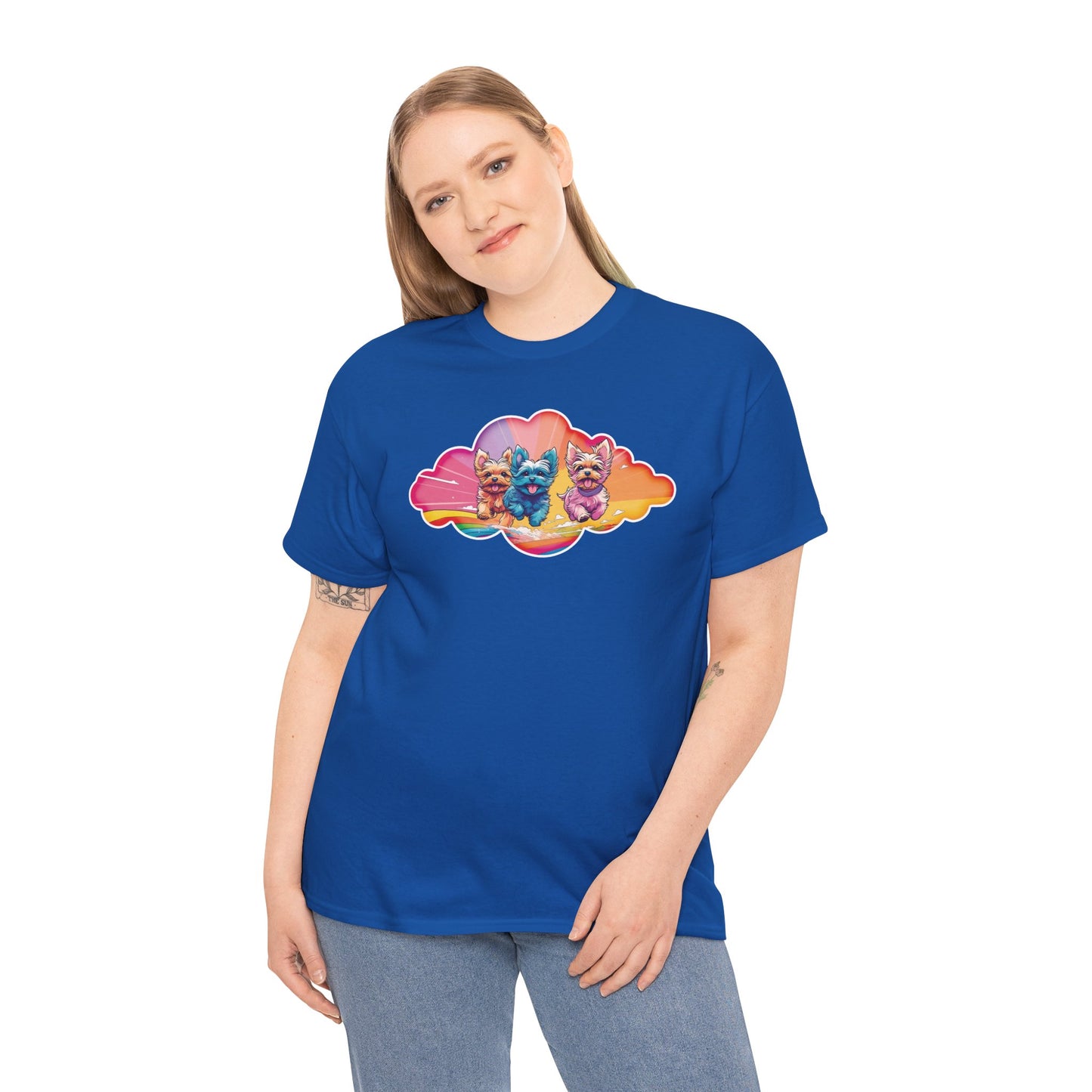 Rainbow Yorkies - Unisex T Shirt