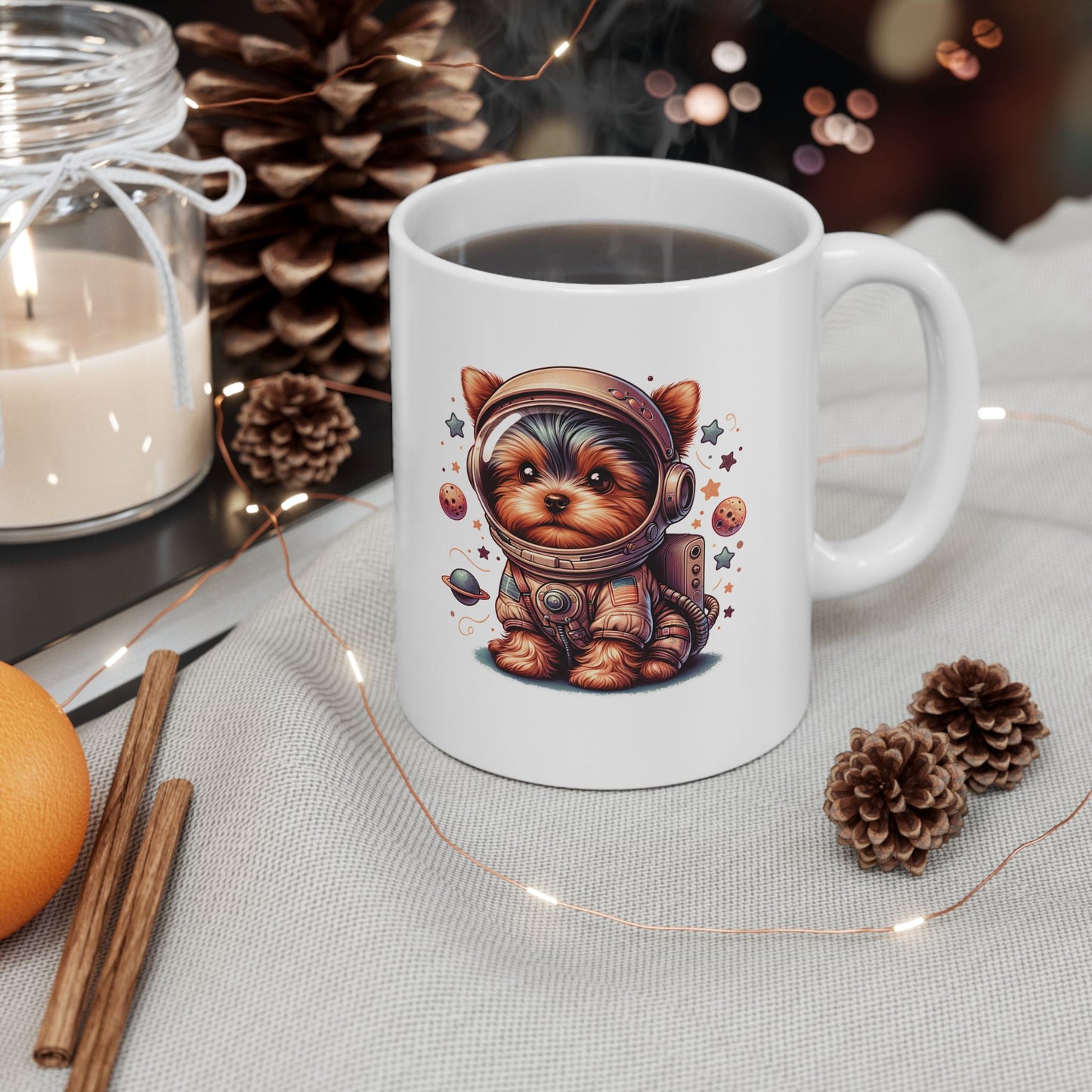 Yorkie Astronaut Mug 11oz