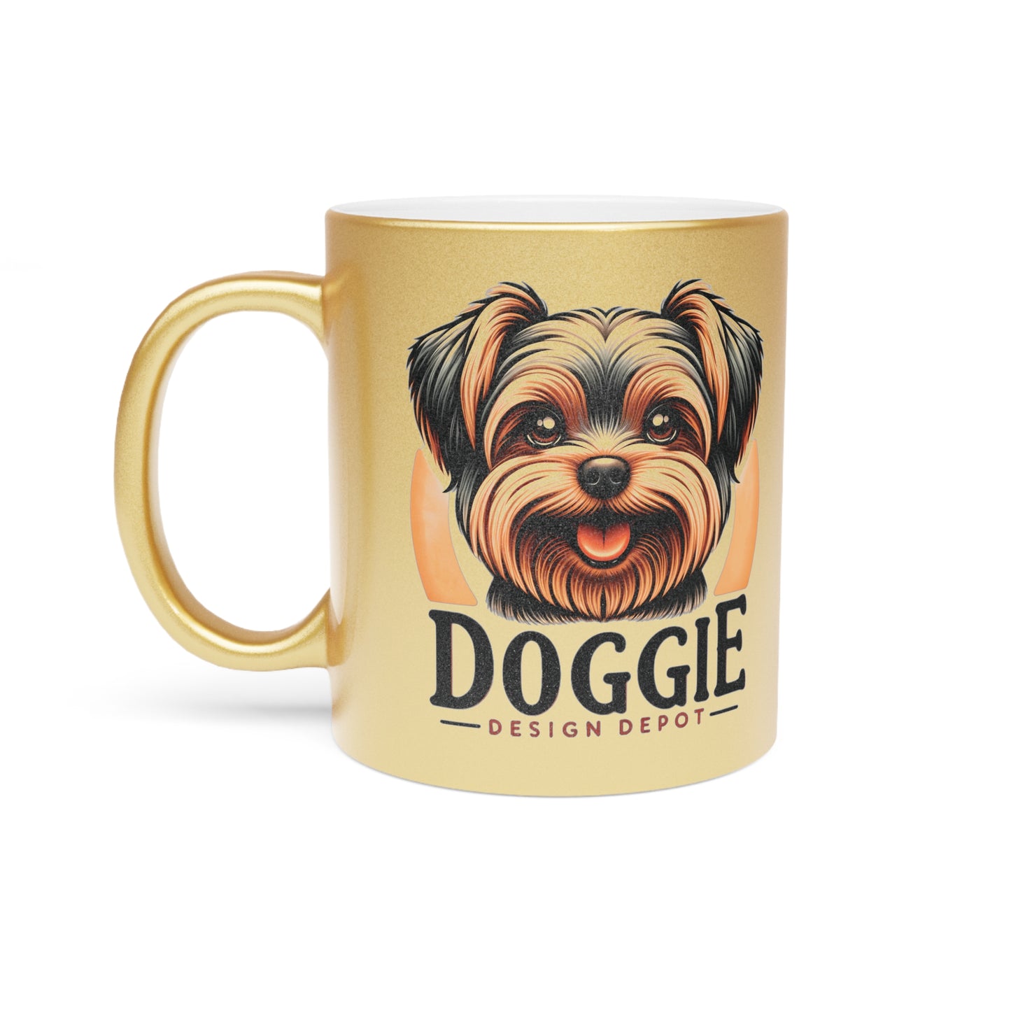 Doggie Design Depot - Metallic Mug (Silver\Gold) 11oz