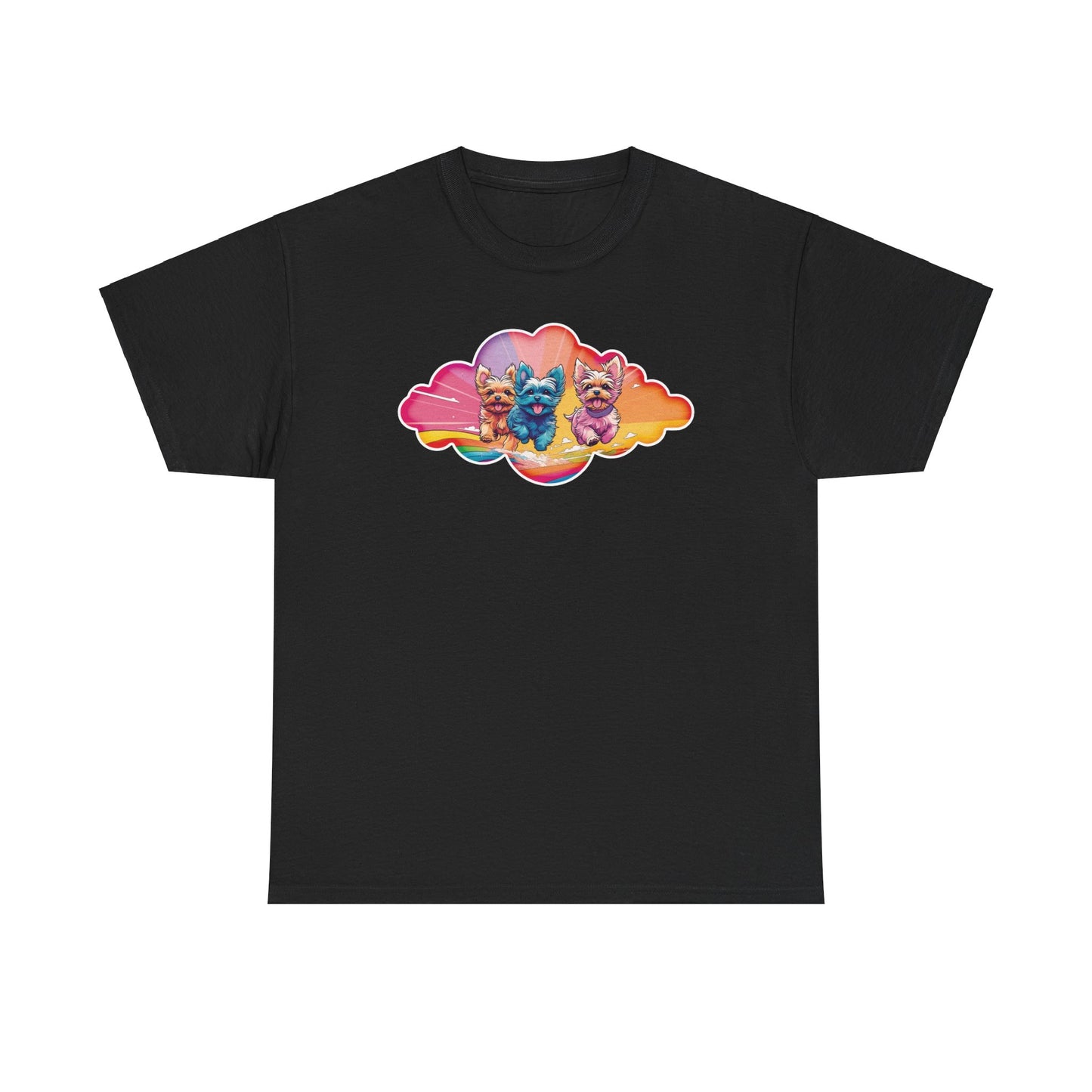 Rainbow Yorkies - Unisex T Shirt