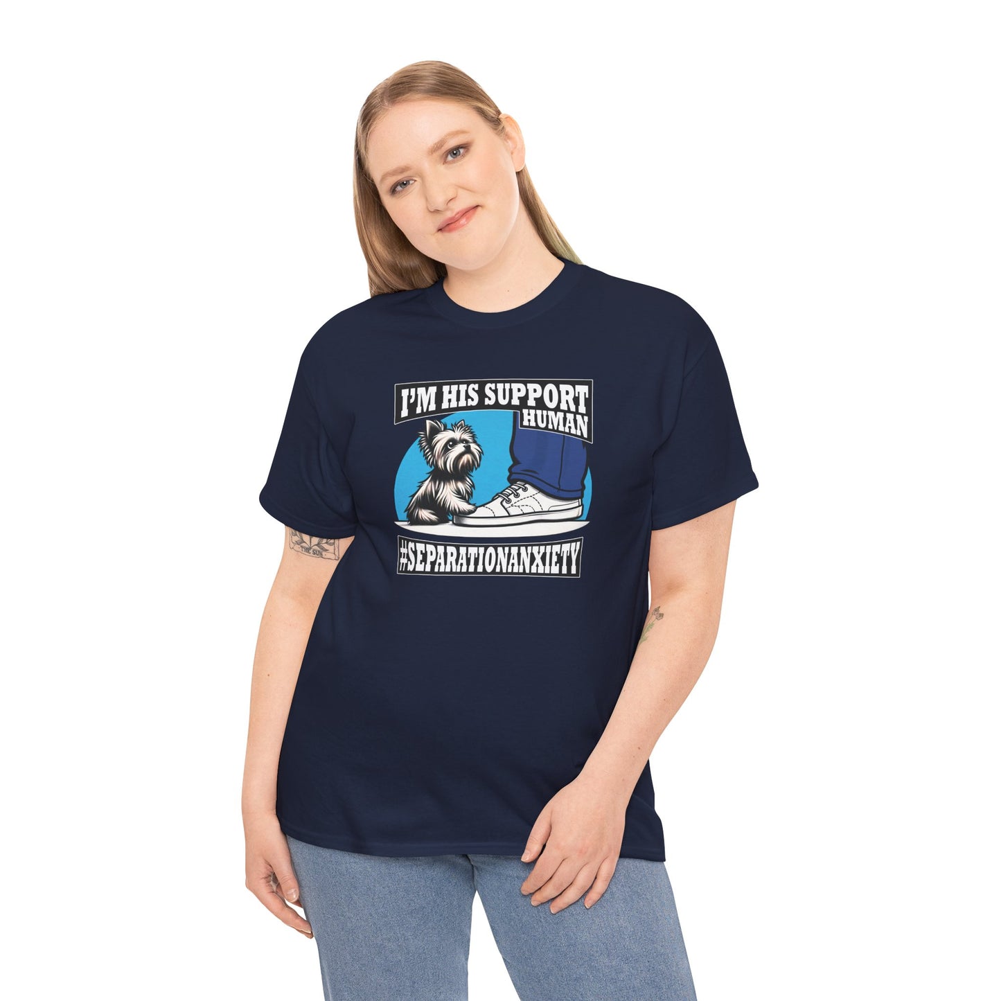 I'm His Support Human - Unisex T Shirt