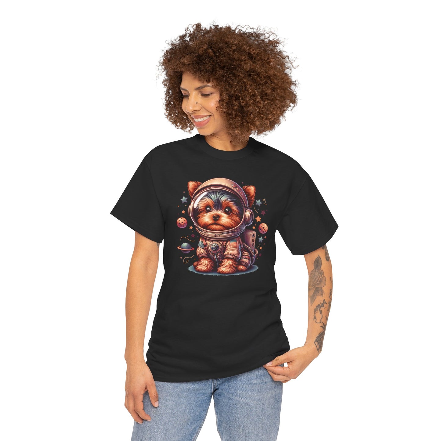 Yorkie Astronaut - Unisex T Shirt