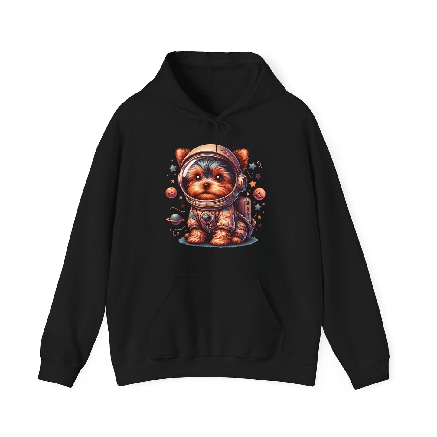 Yorkie Astronaut - Thick Unisex Hoodie