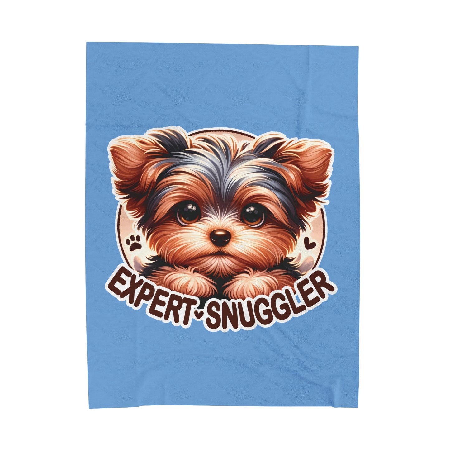 Expert Snuggler Velveteen Plush Blanket