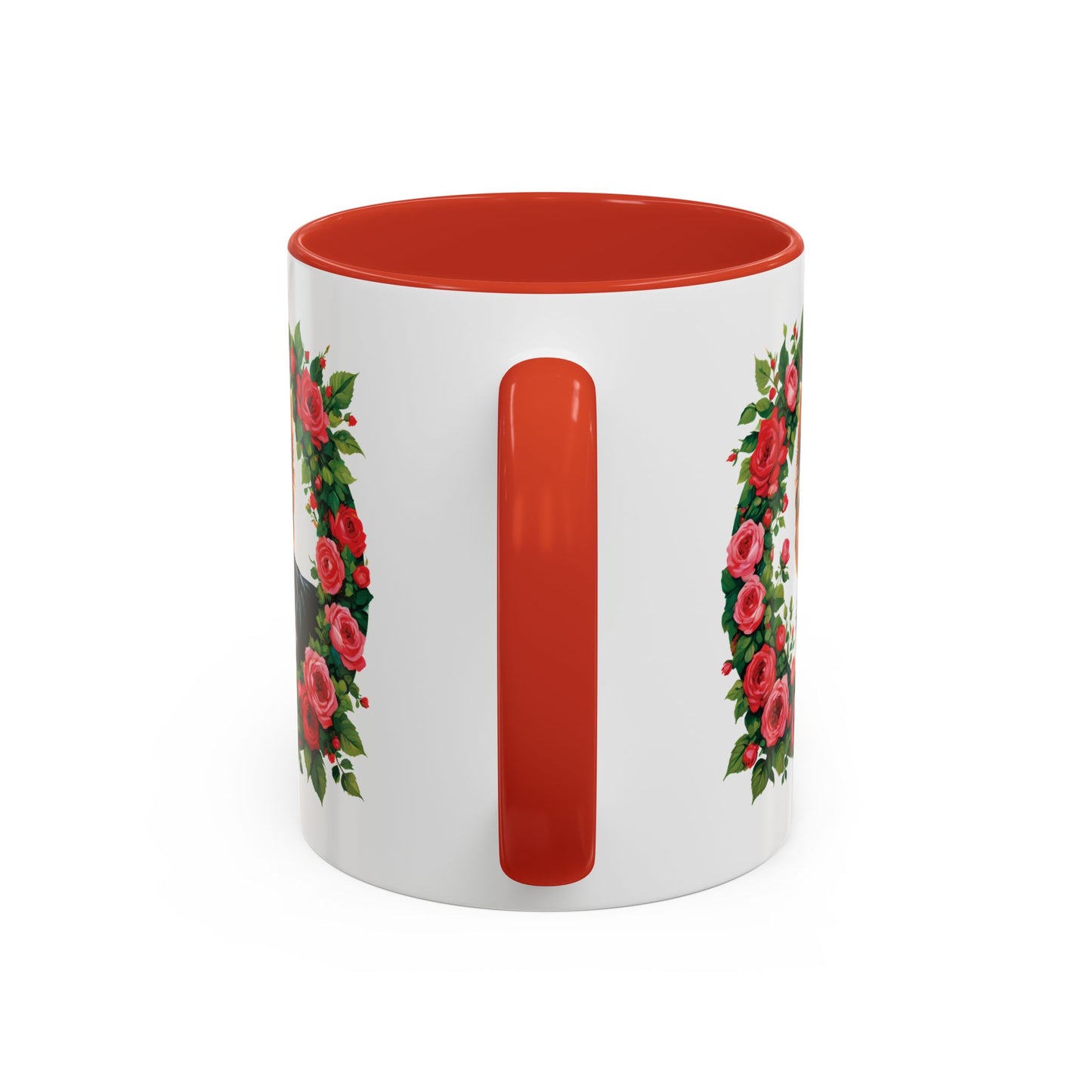 Rosey Yorkie Accent Mug 11oz