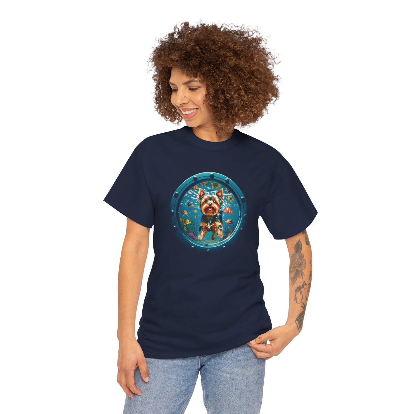 Submarine Yorkie - Unisex T Shirt