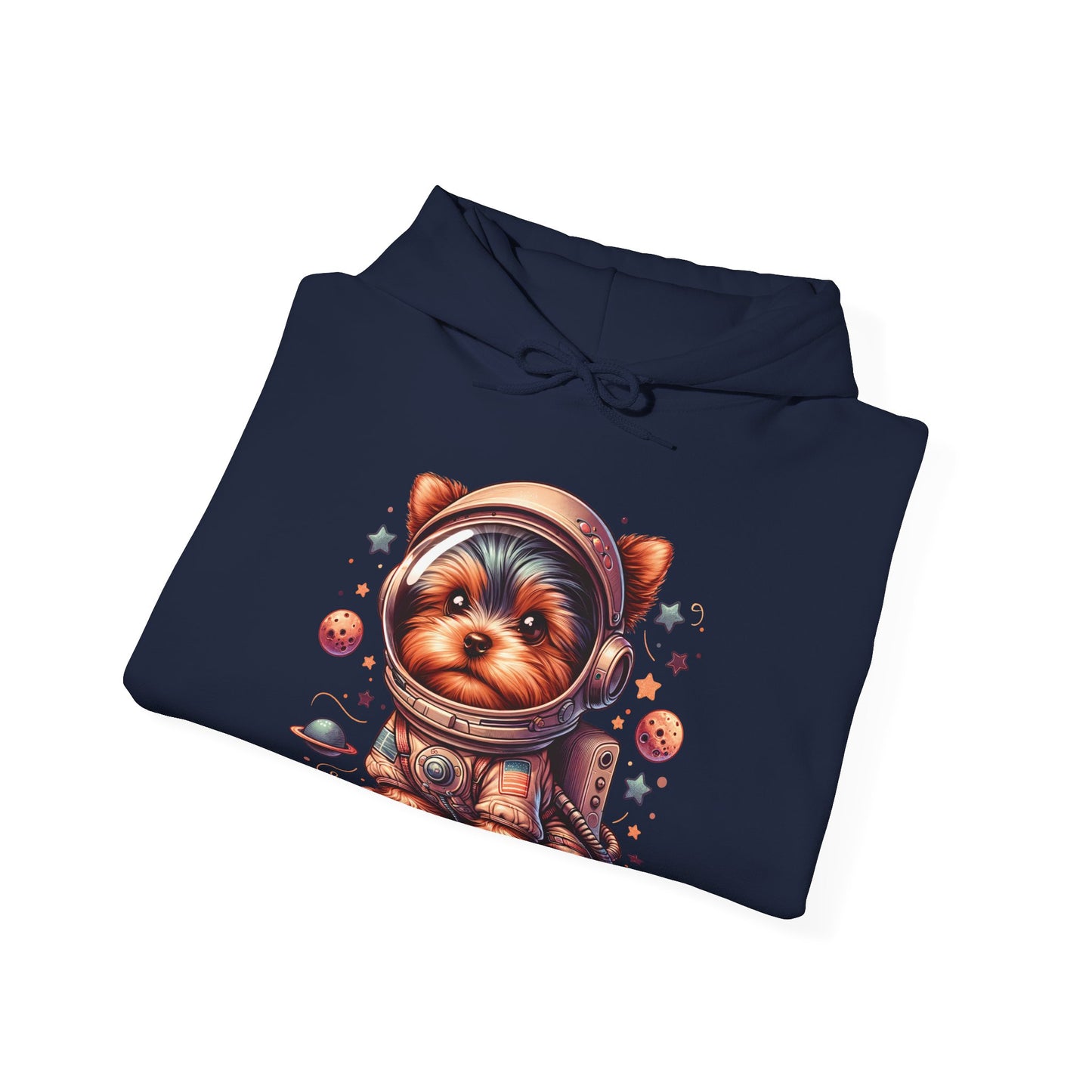 Yorkie Astronaut - Thick Unisex Hoodie