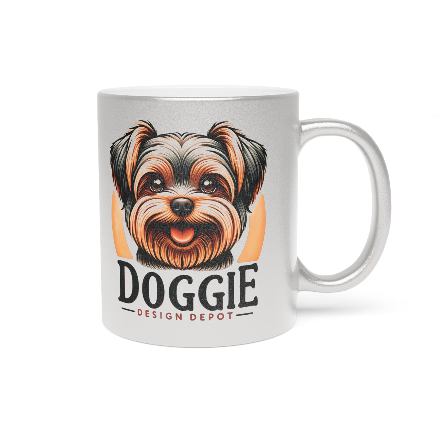 Doggie Design Depot - Metallic Mug (Silver\Gold) 11oz