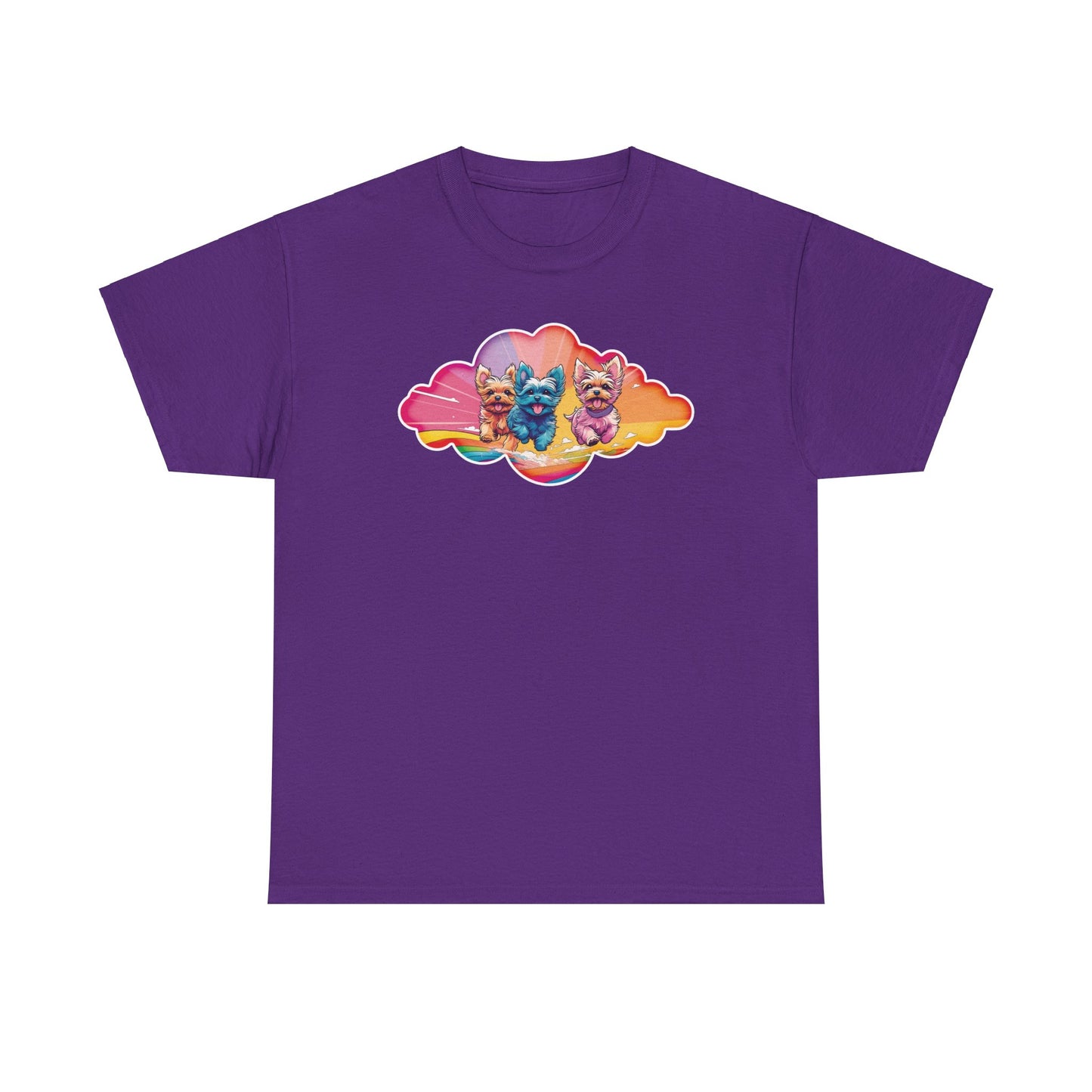 Rainbow Yorkies - Unisex T Shirt