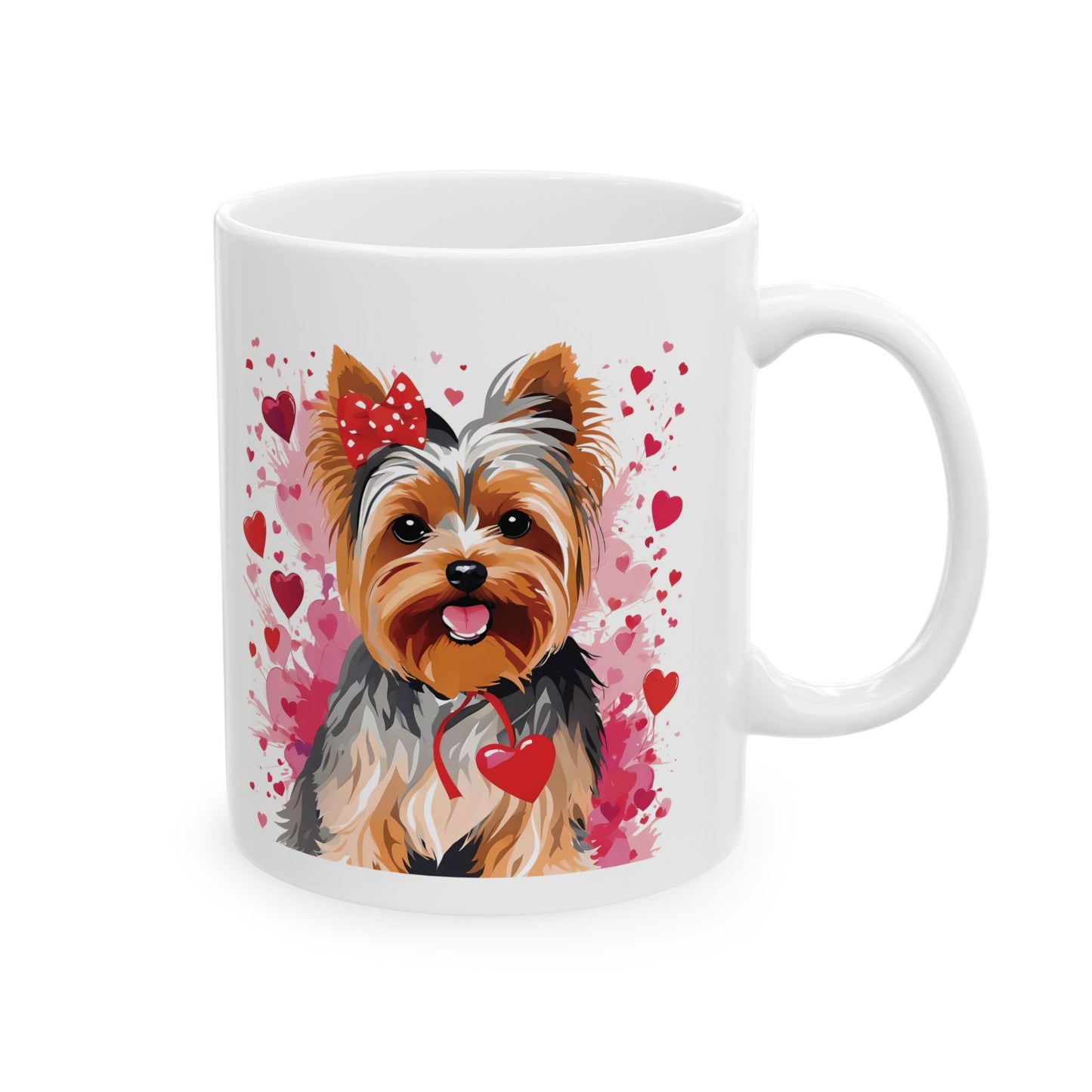 Valentine Yorkie Mug 11oz