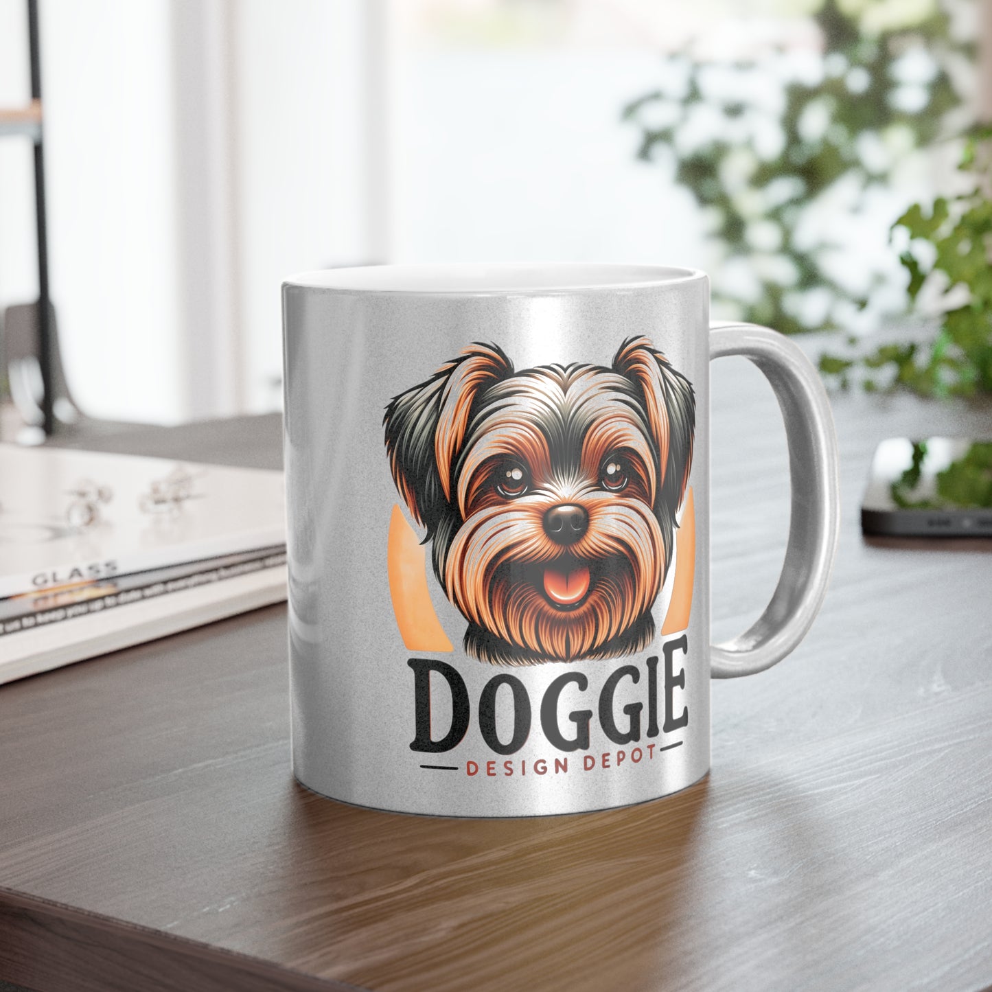 Doggie Design Depot - Metallic Mug (Silver\Gold) 11oz