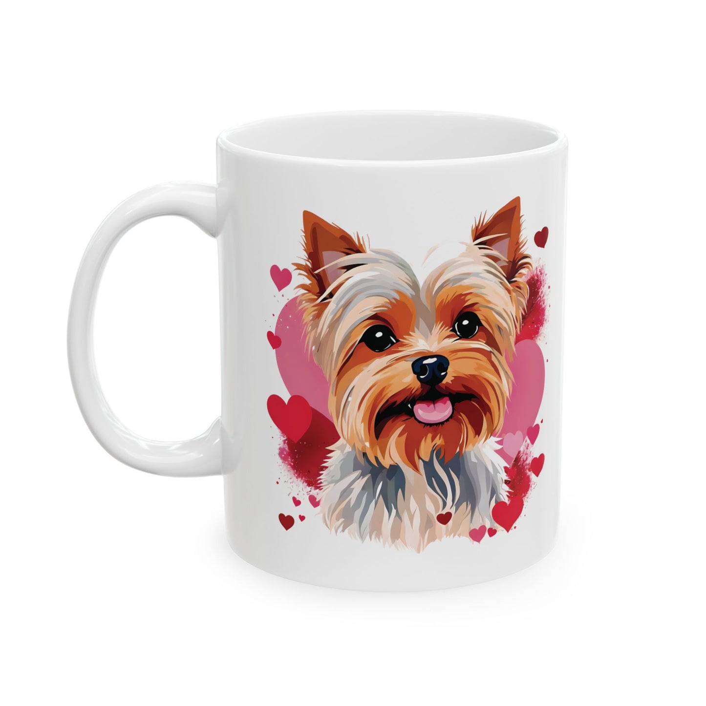 Valentine Yorkie 2 Mug 11oz