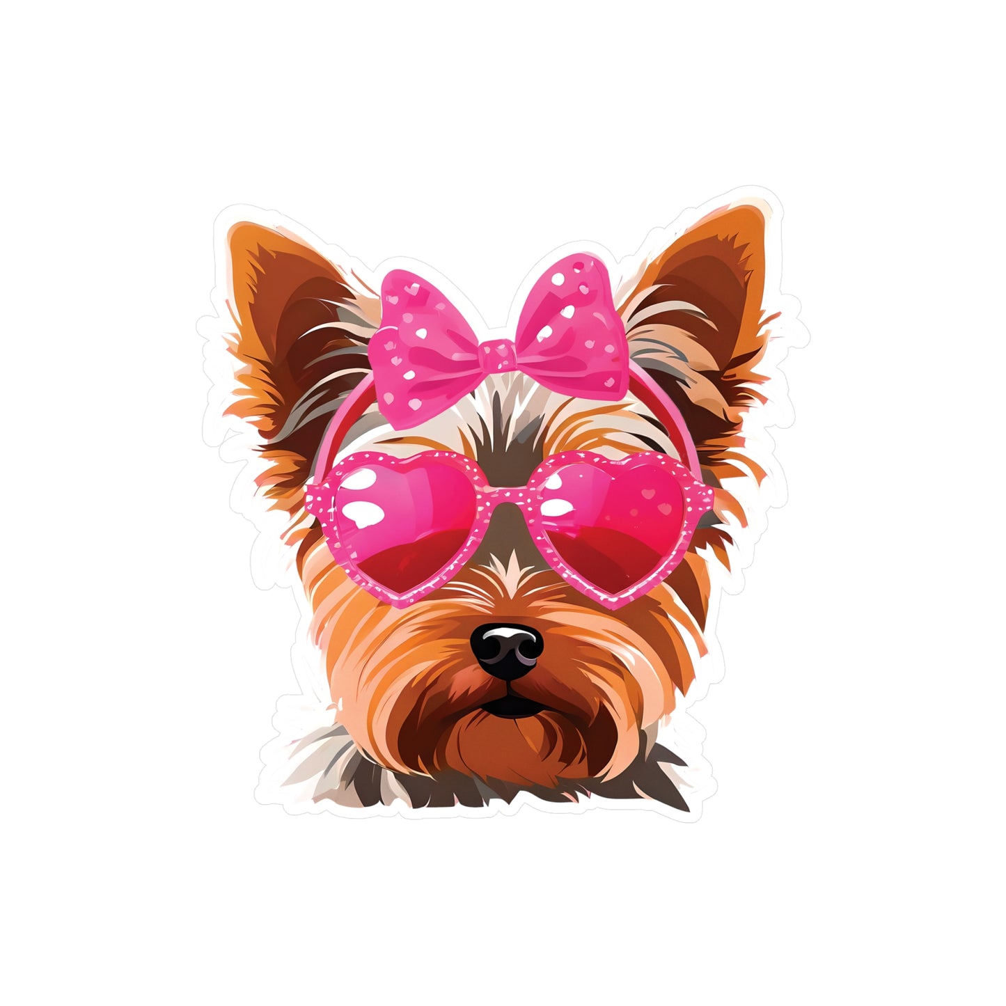 Chic Yorkie - Decal