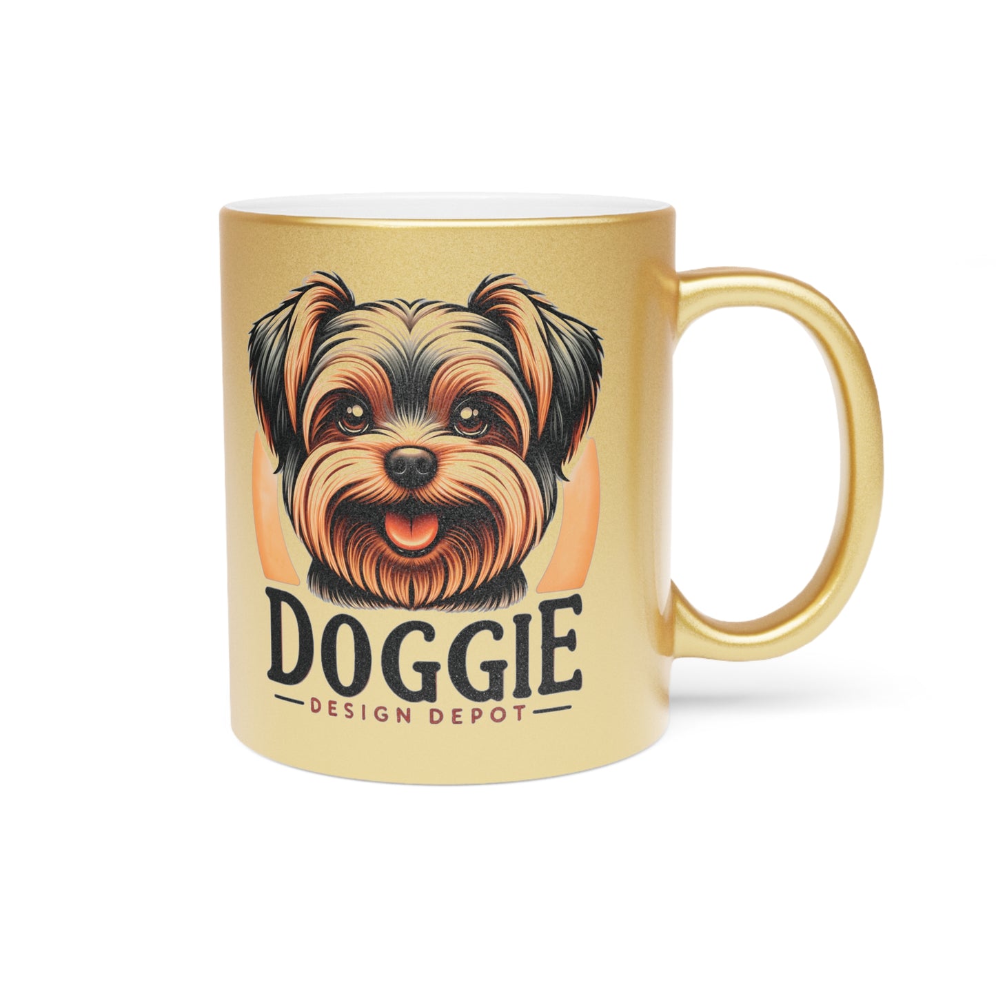 Doggie Design Depot - Metallic Mug (Silver\Gold) 11oz