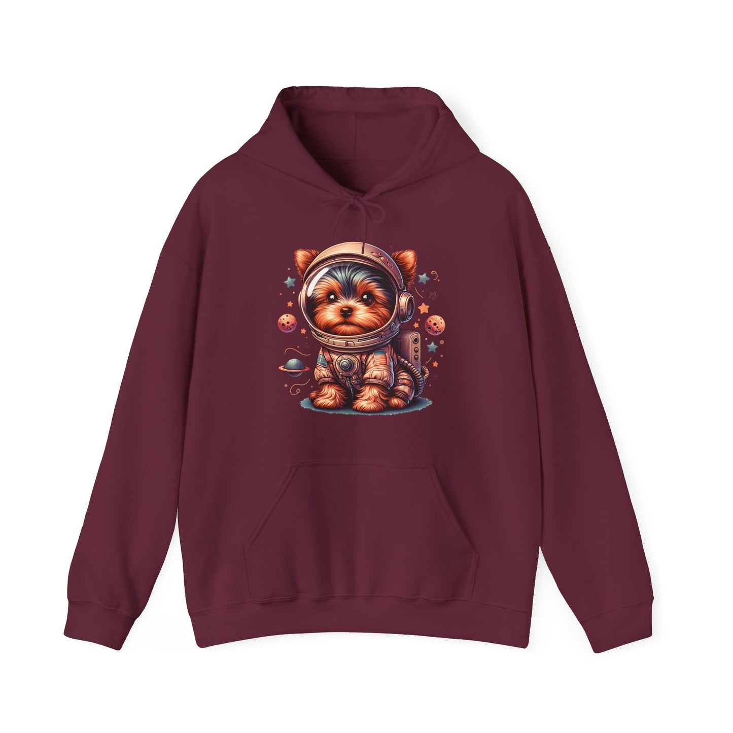 Yorkie Astronaut - Thick Unisex Hoodie