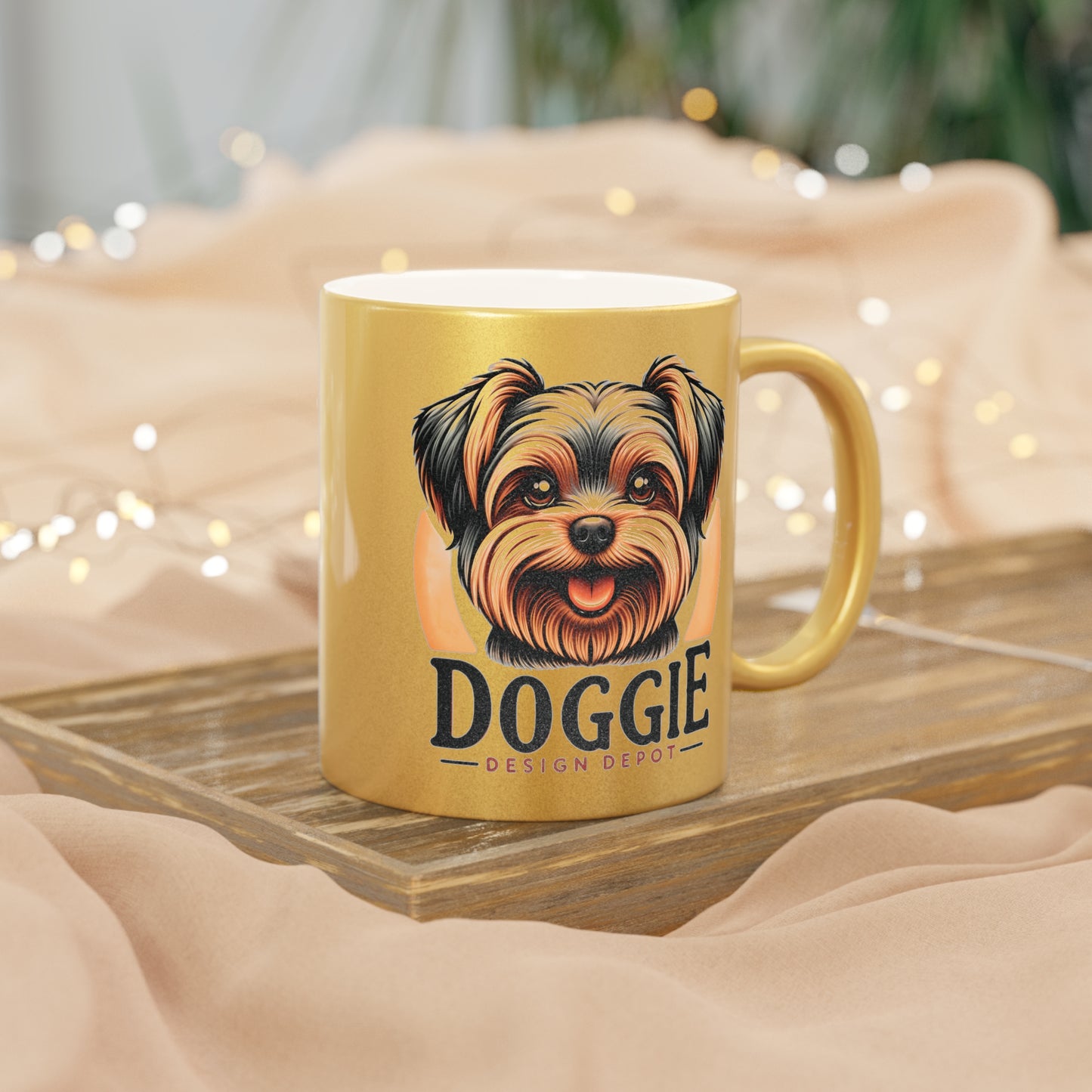 Doggie Design Depot - Metallic Mug (Silver\Gold) 11oz