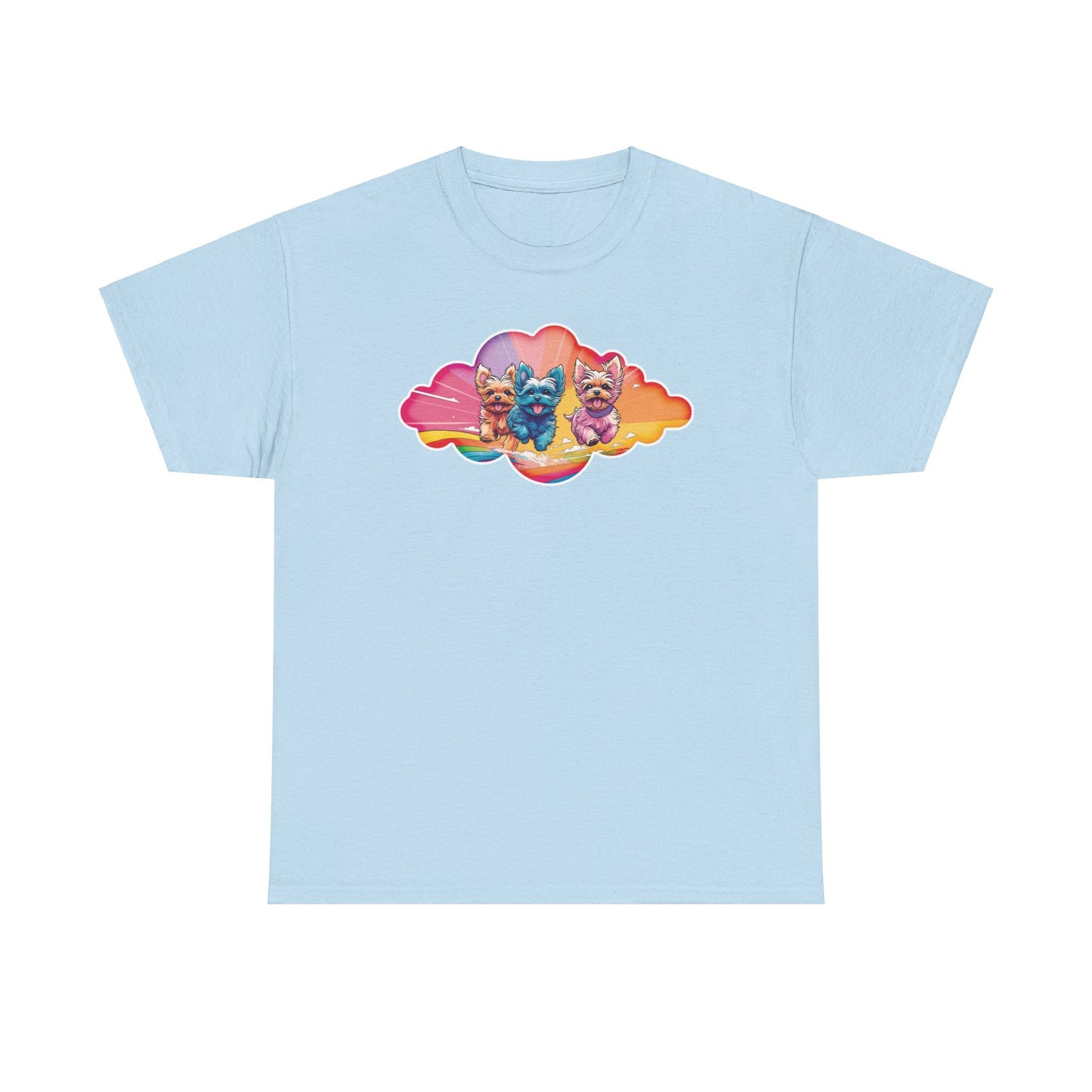 Rainbow Yorkies - Unisex T Shirt