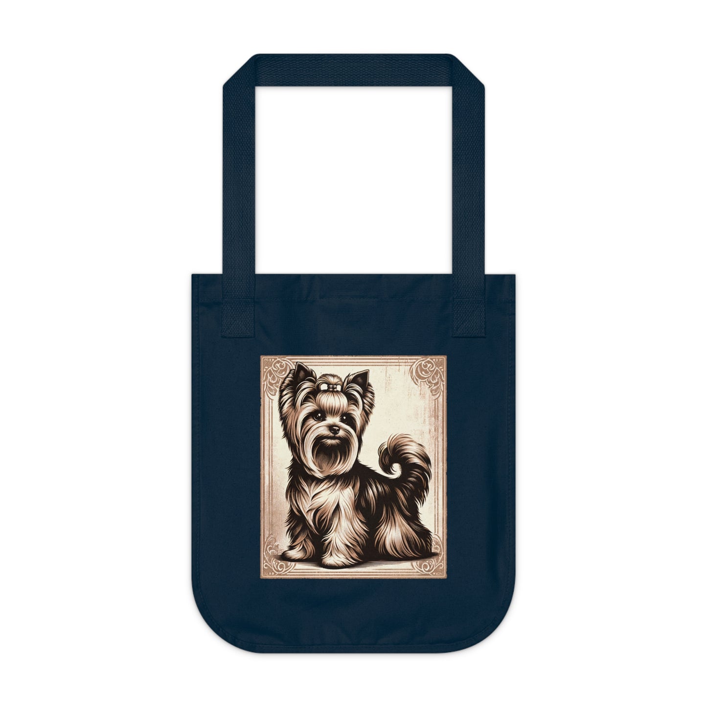 ORGANIC Vintage Yorkie - Tote 12.50" x 14.50"
