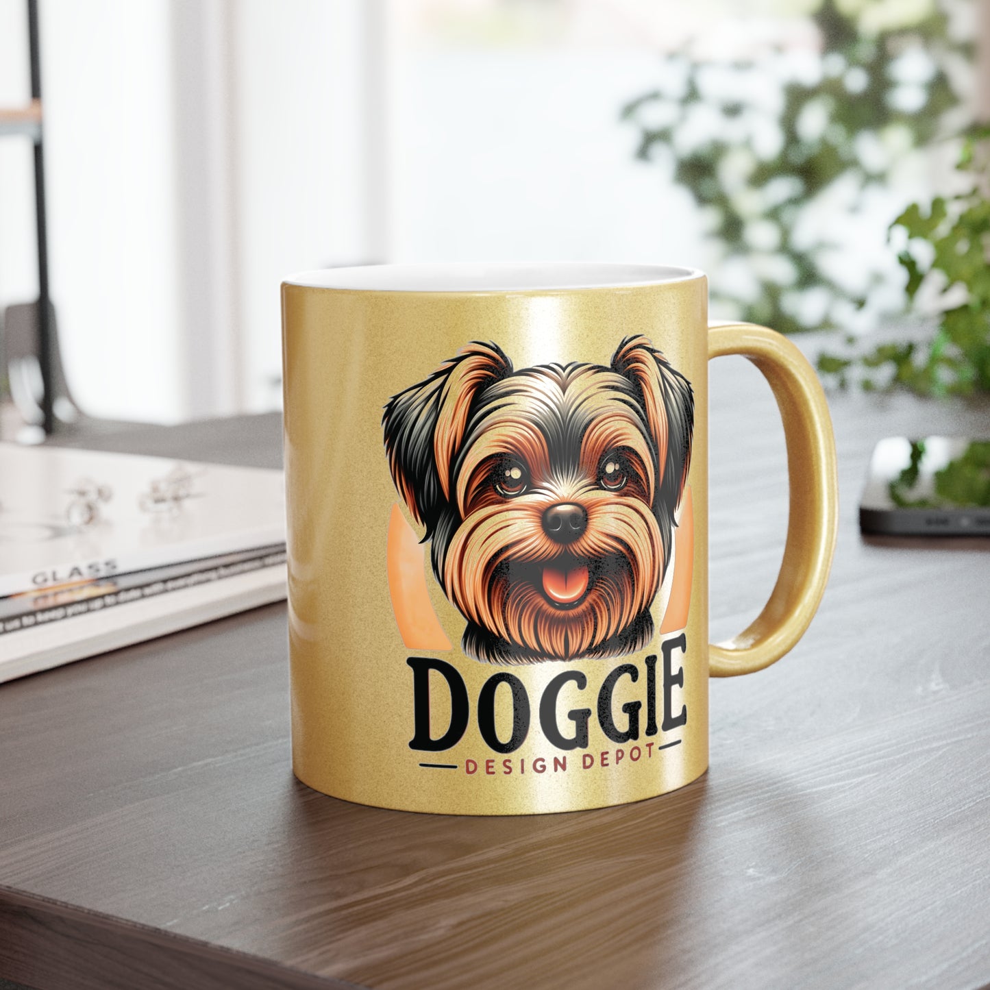 Doggie Design Depot - Metallic Mug (Silver\Gold) 11oz