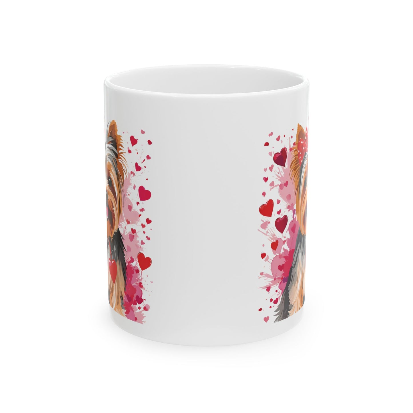 Valentine Yorkie Mug 11oz