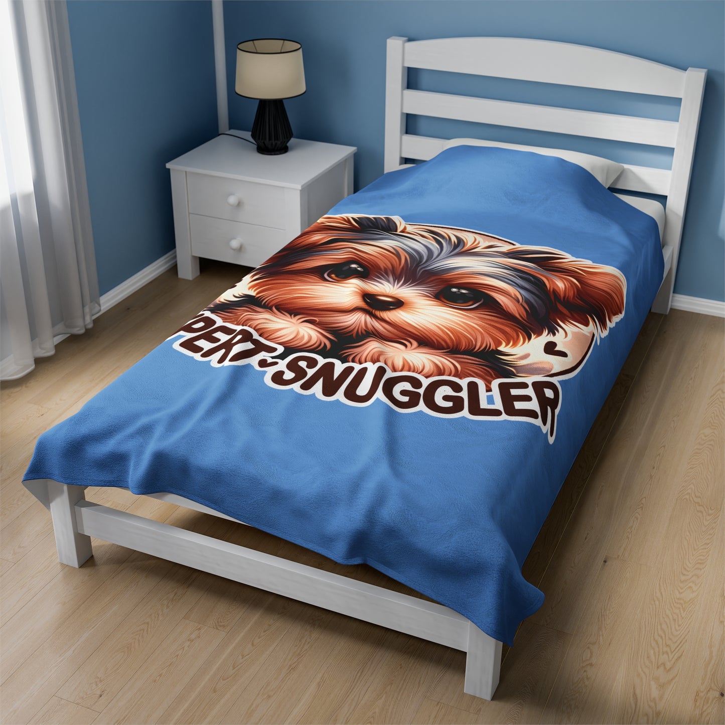 Expert Snuggler Velveteen Plush Blanket