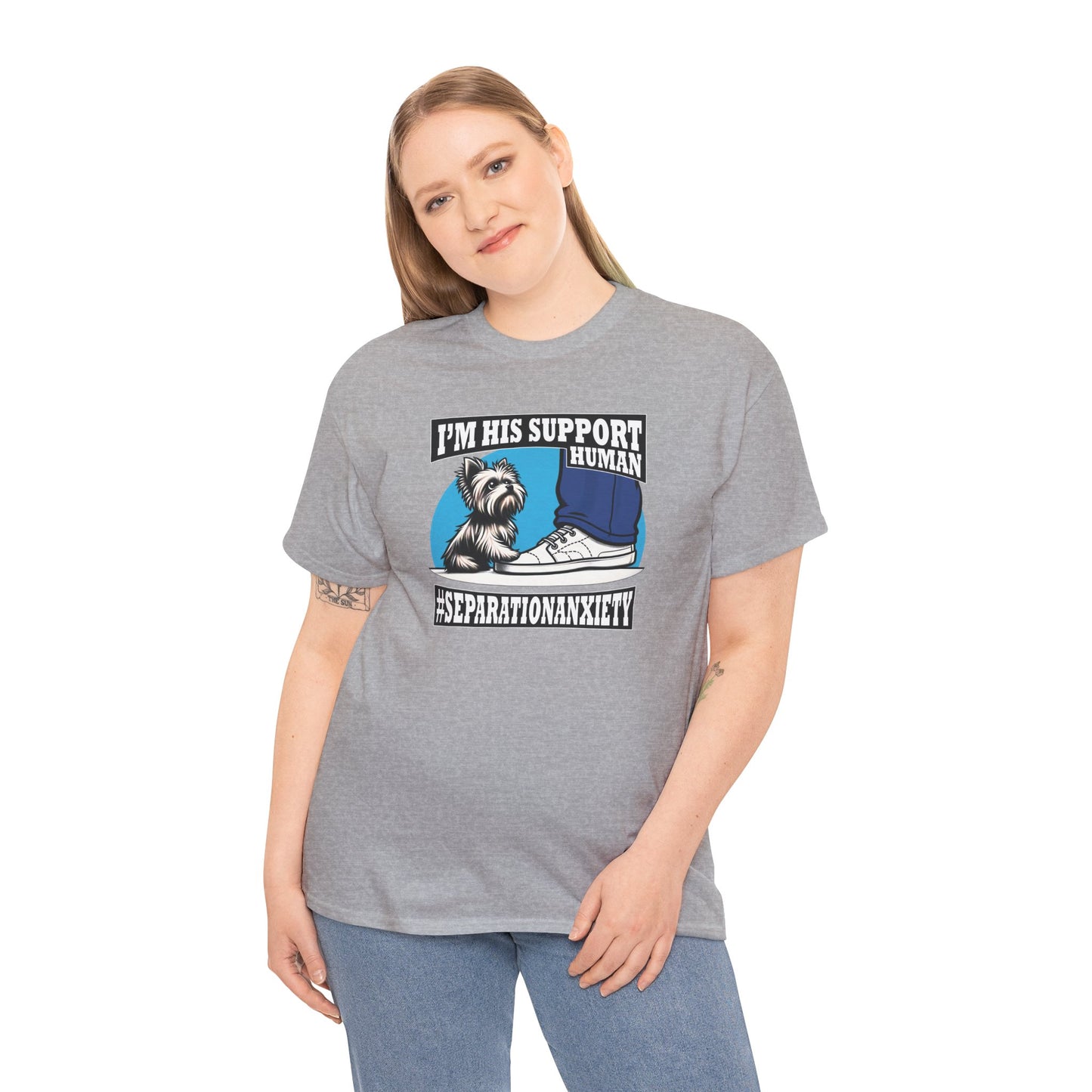 I'm His Support Human - Unisex T Shirt