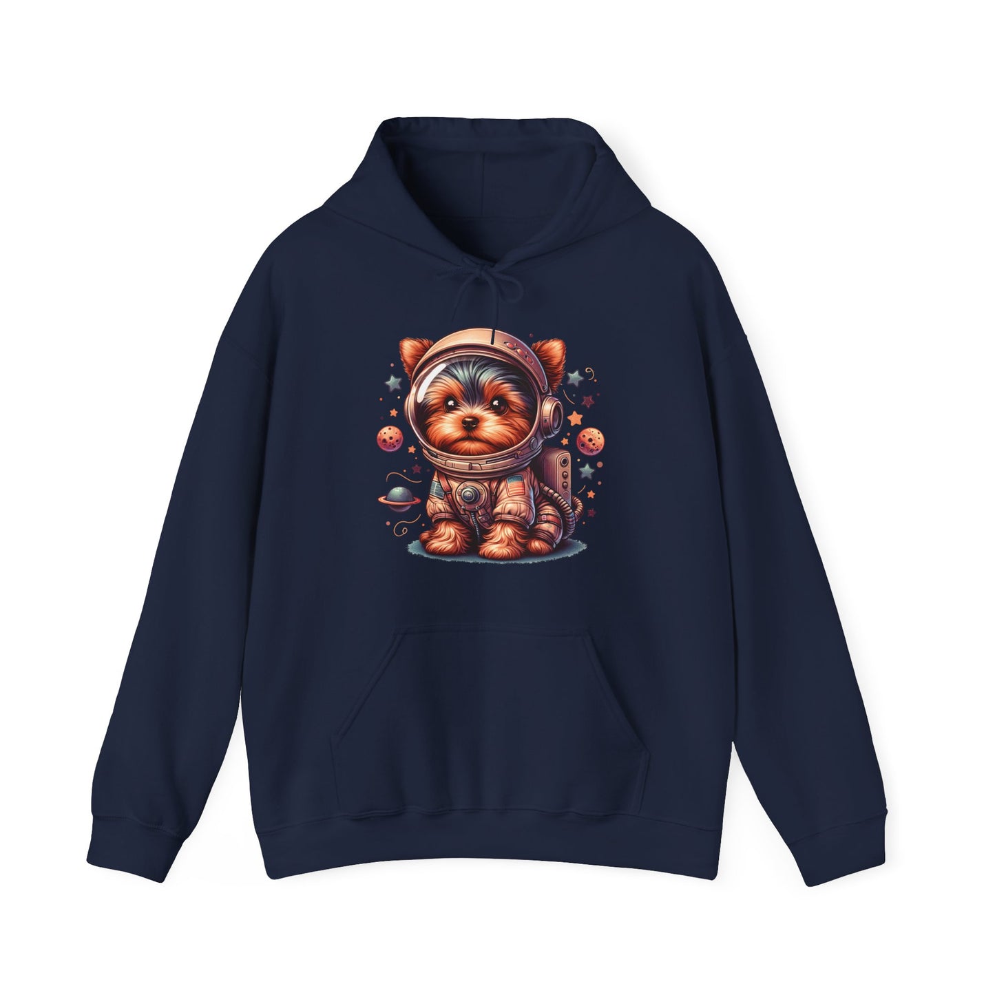 Yorkie Astronaut - Thick Unisex Hoodie
