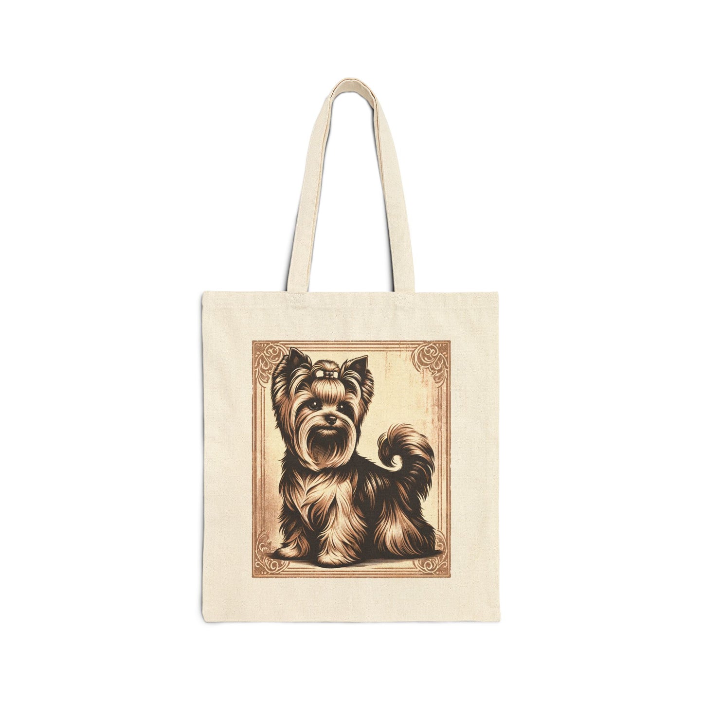 Vintage Yorkie - Tote 15" x 16"