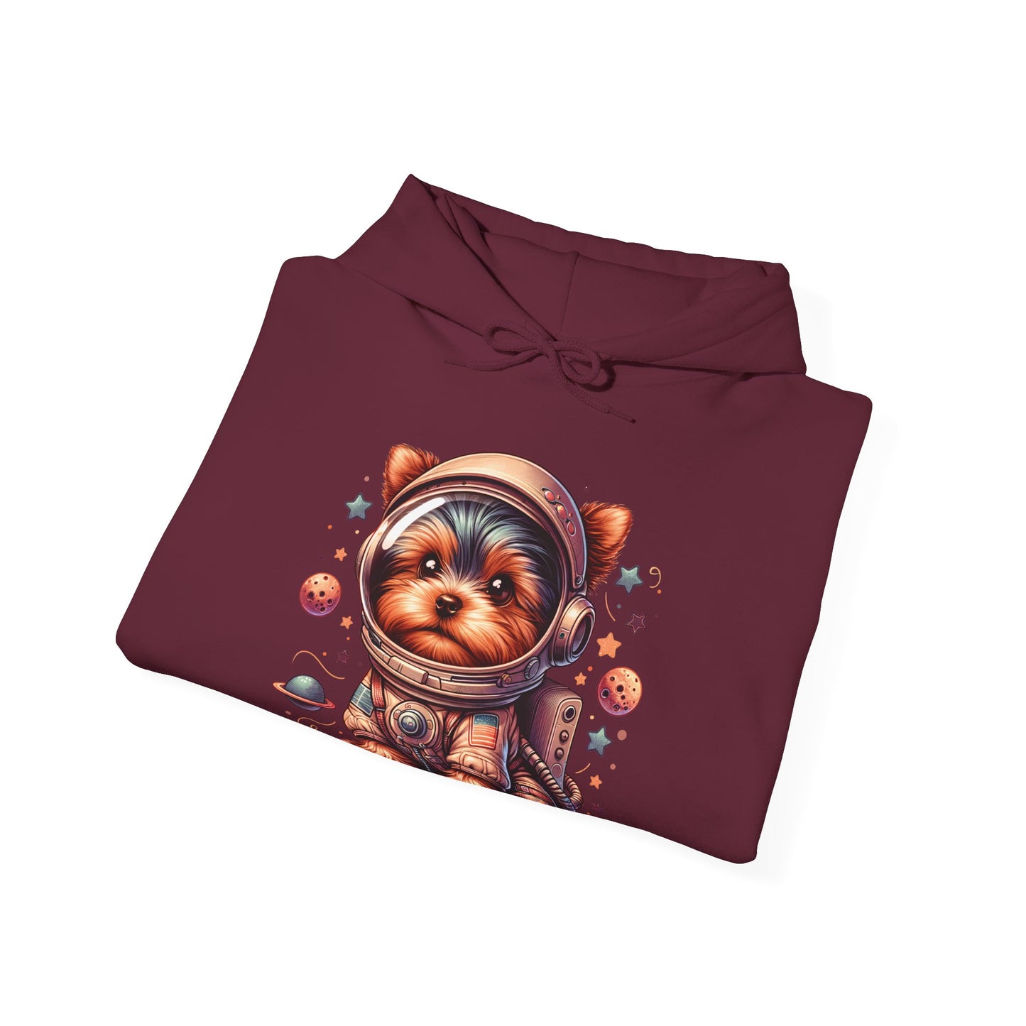 Yorkie Astronaut - Thick Unisex Hoodie