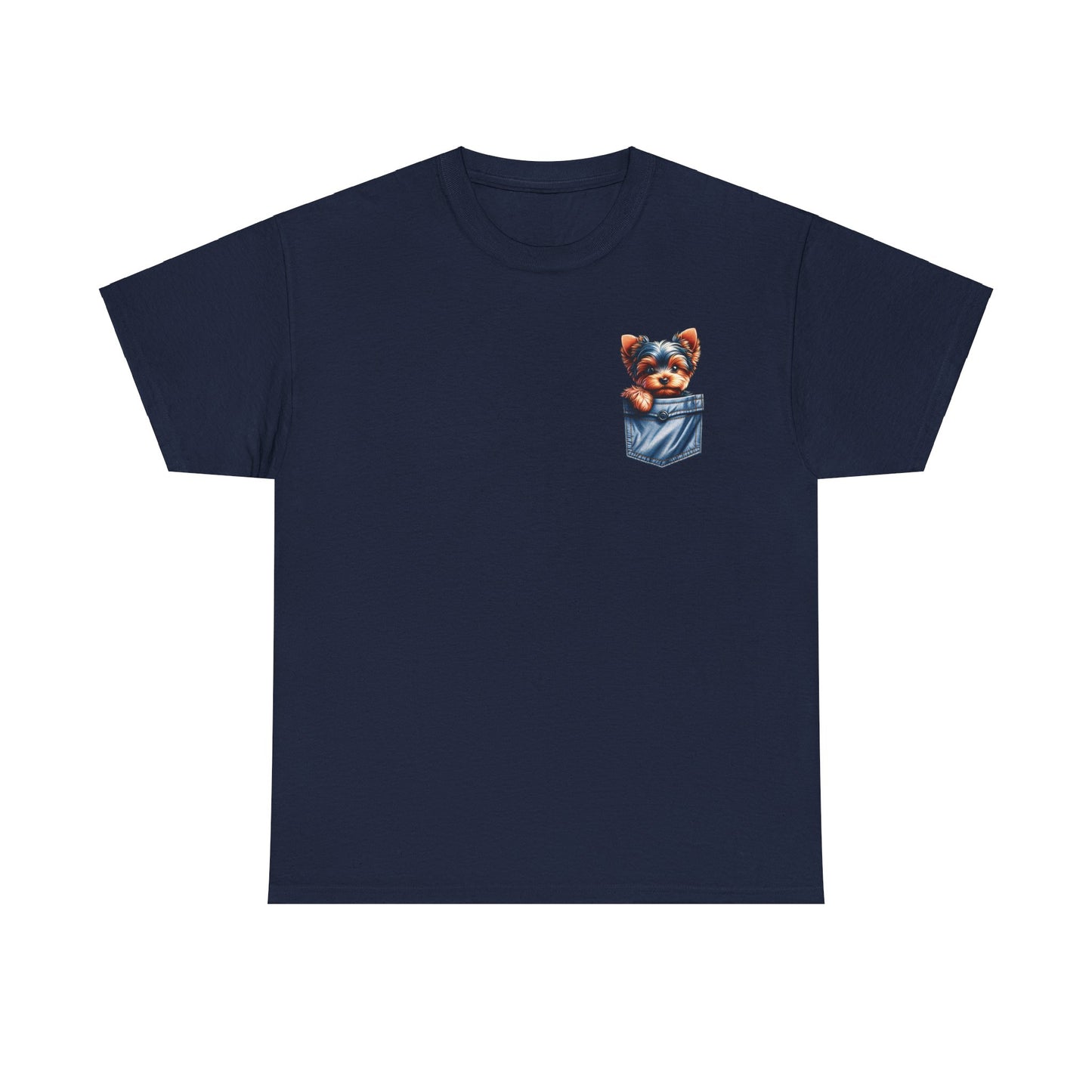 Yorkie Pocket - Unisex T Shirt
