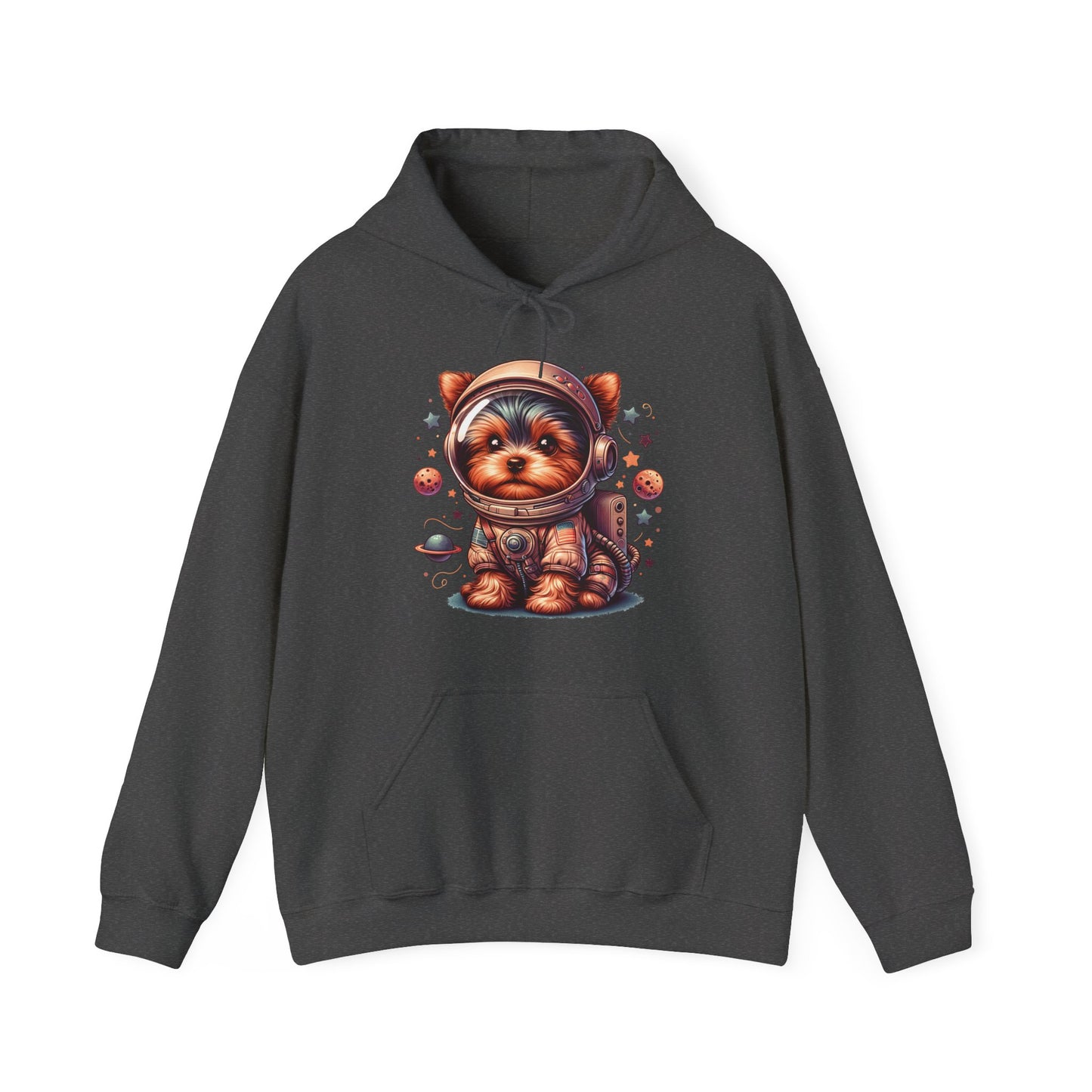 Yorkie Astronaut - Thick Unisex Hoodie