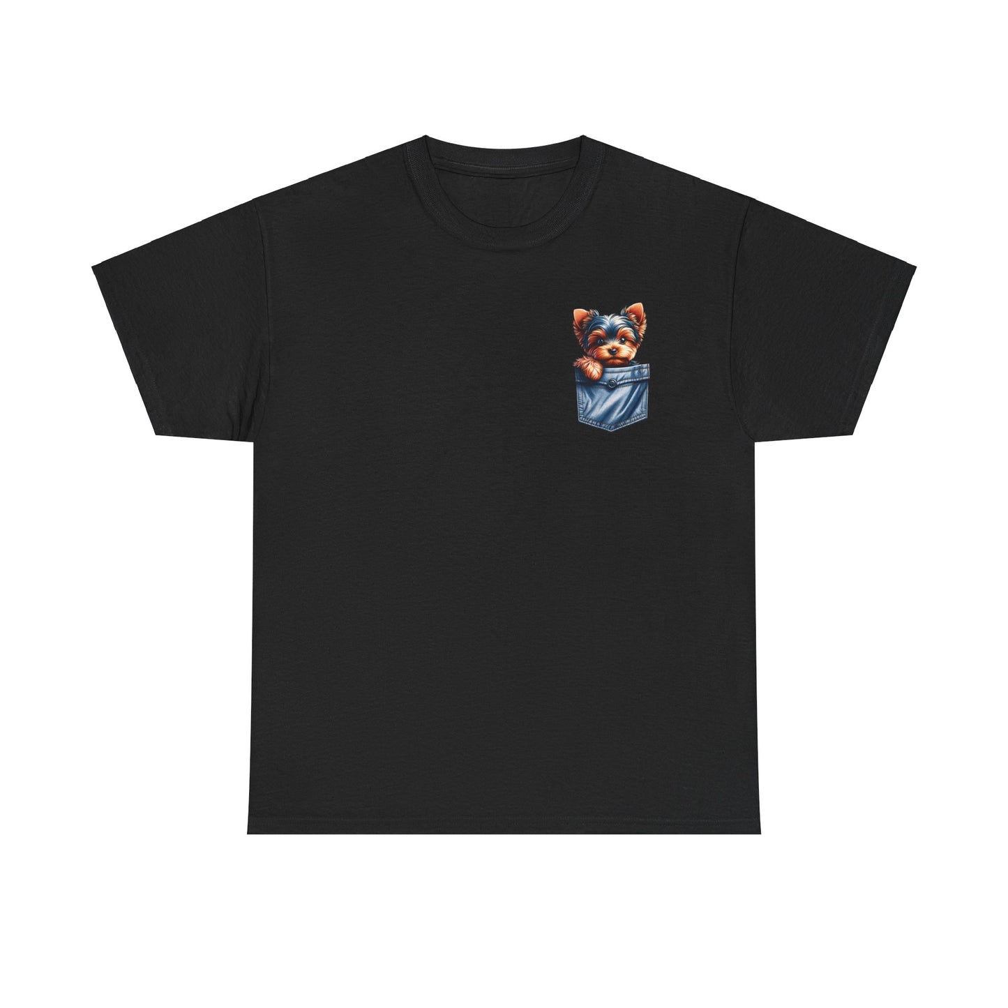 Yorkie Pocket - Unisex T Shirt