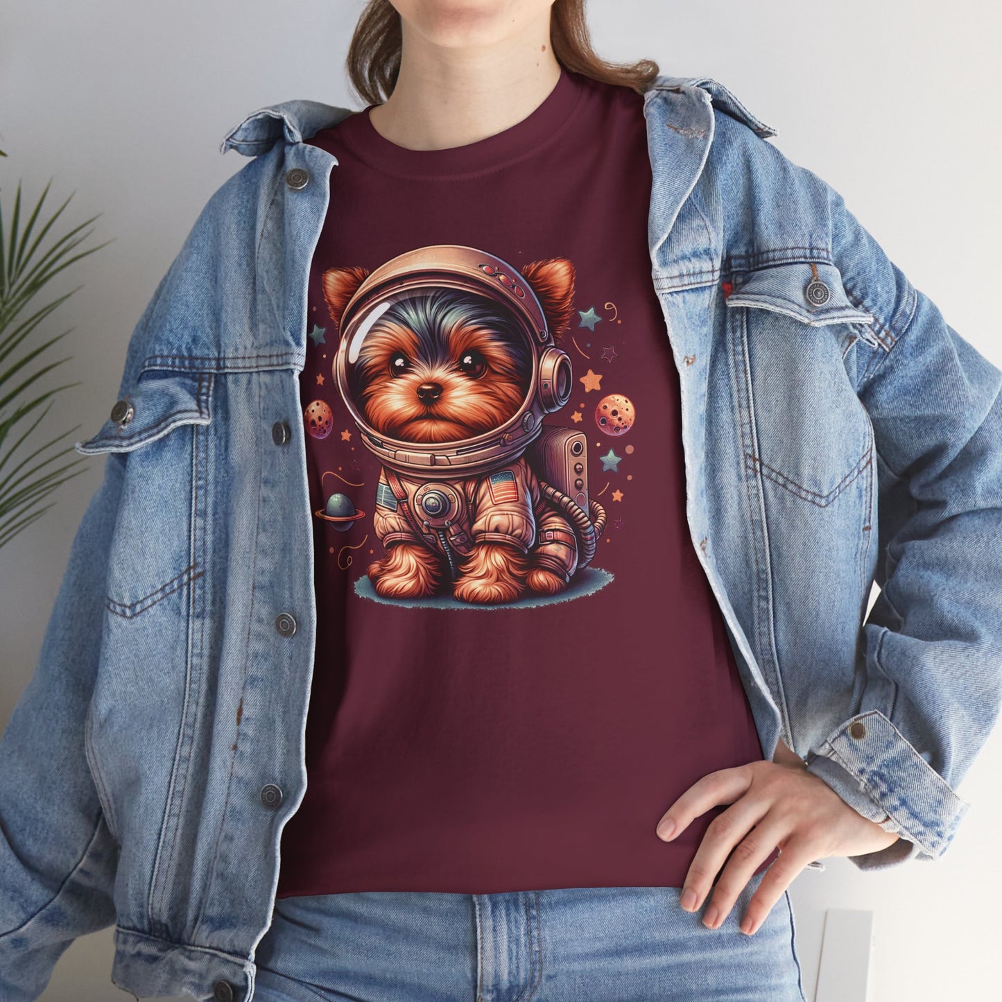 Yorkie Astronaut - Unisex T Shirt