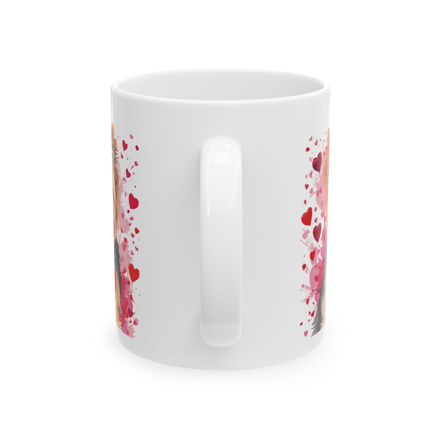 Valentine Yorkie Mug 11oz