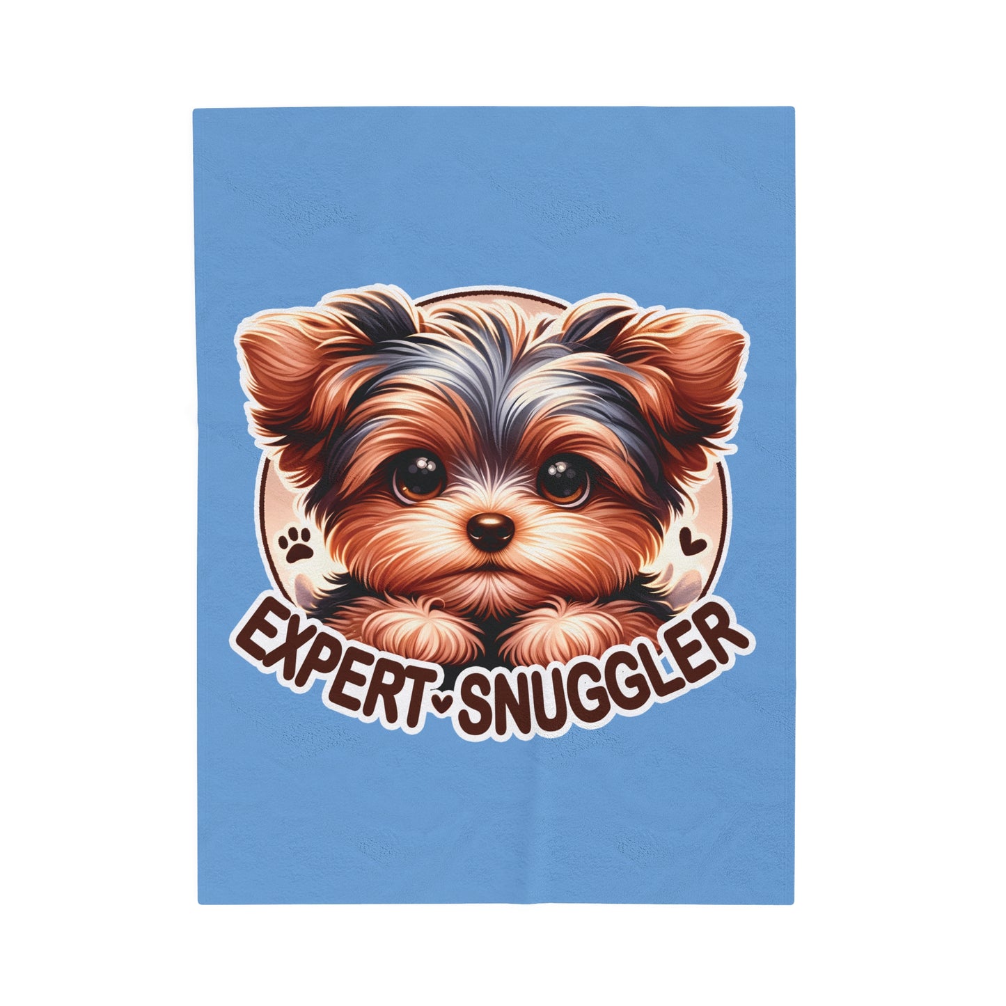 Expert Snuggler Velveteen Plush Blanket