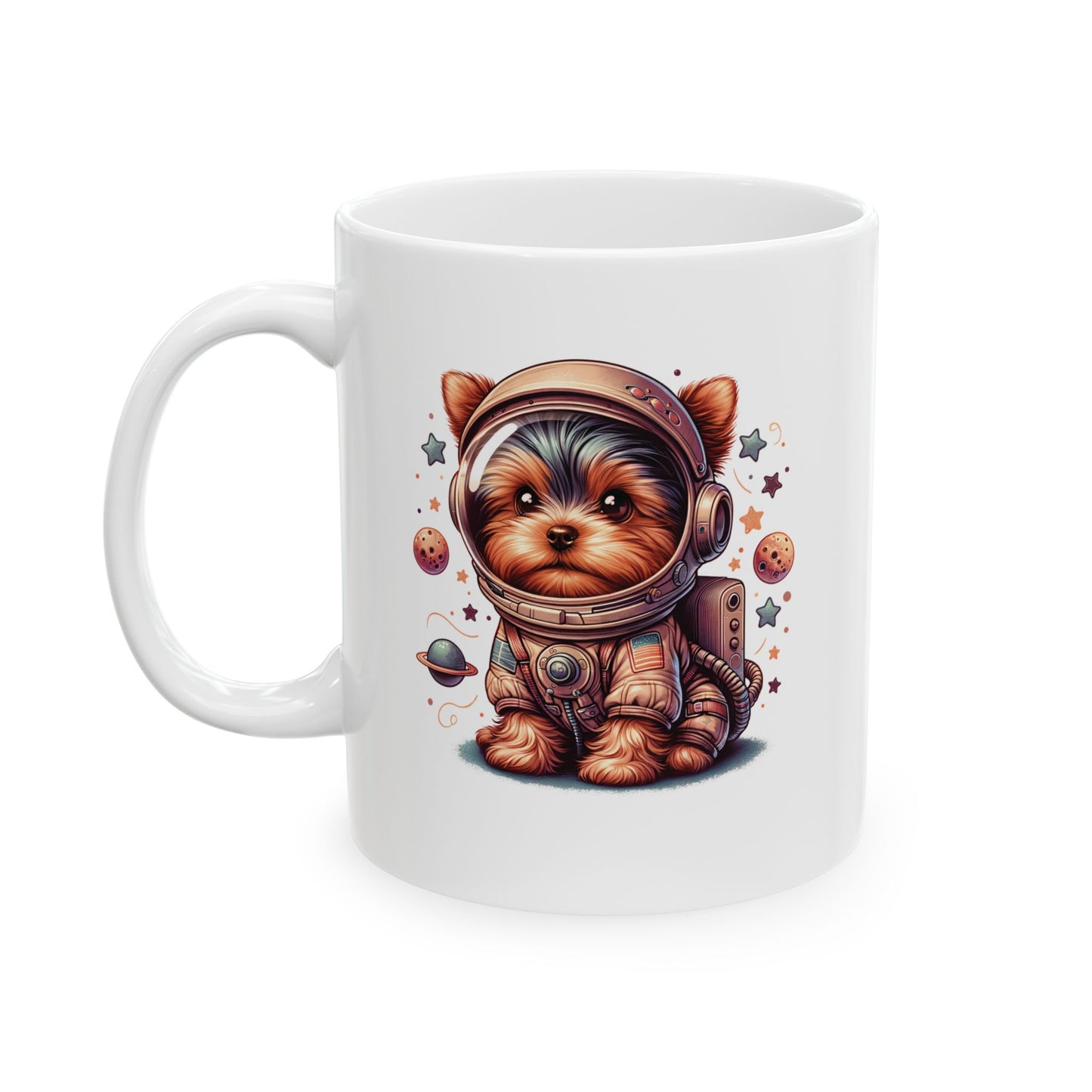 Yorkie Astronaut Mug 11oz