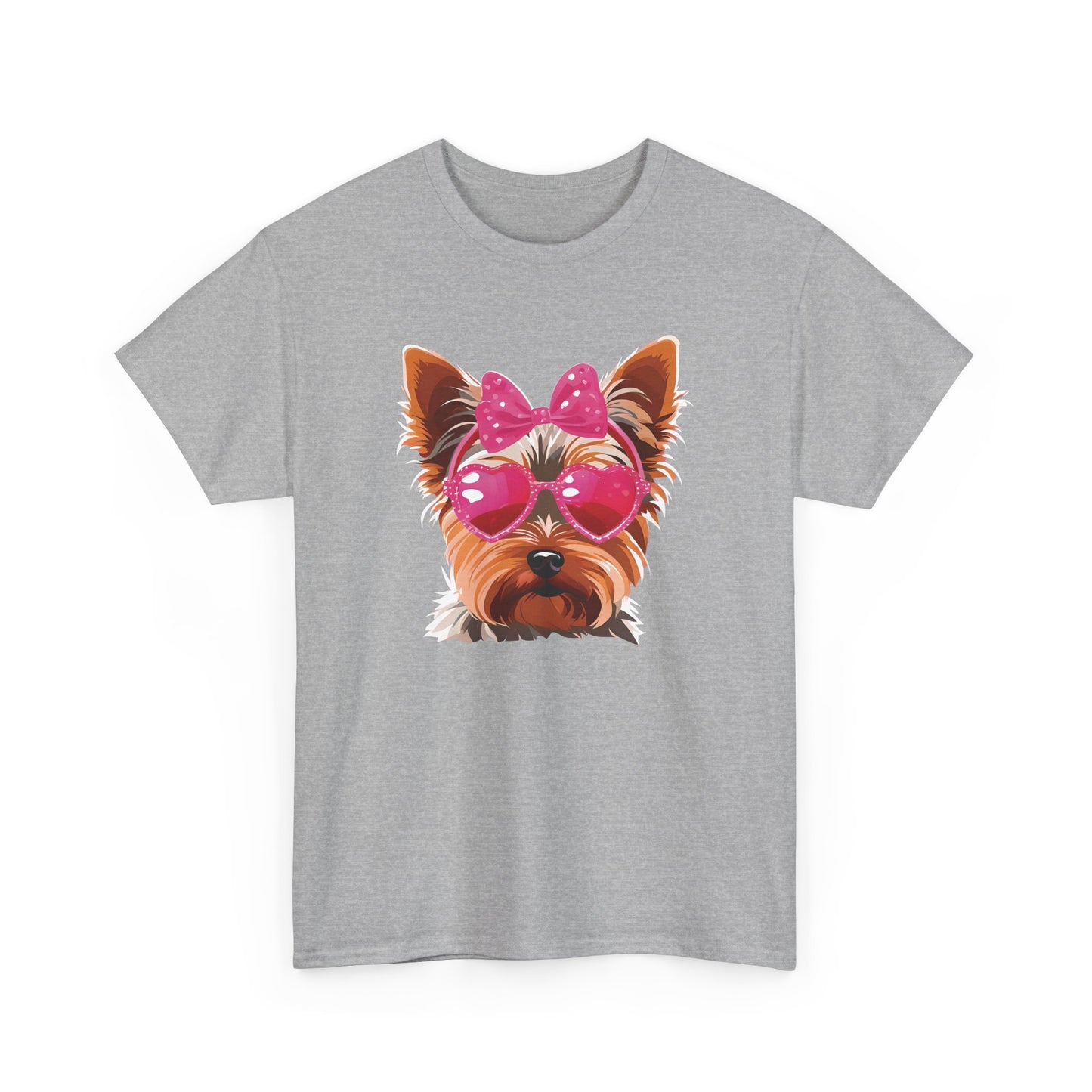 Chic Valentine's Yorkie - Unisex T Shirt