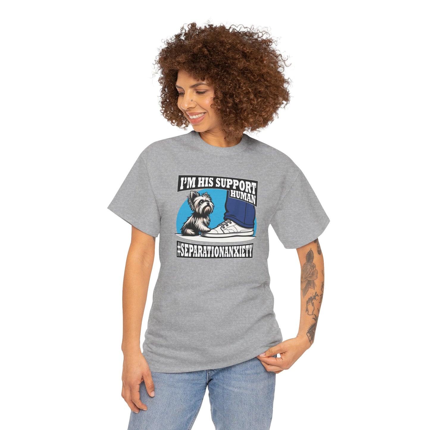 I'm His Support Human - Unisex T Shirt
