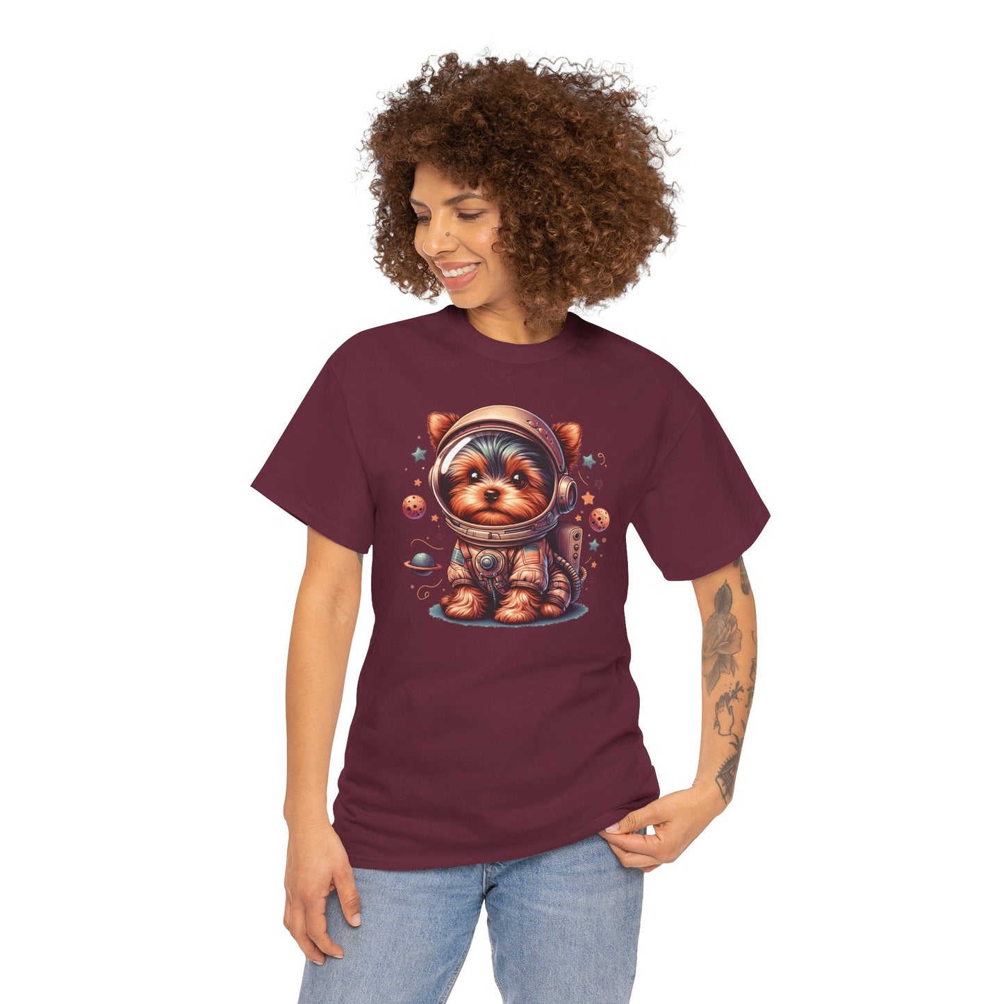 Yorkie Astronaut - Unisex T Shirt