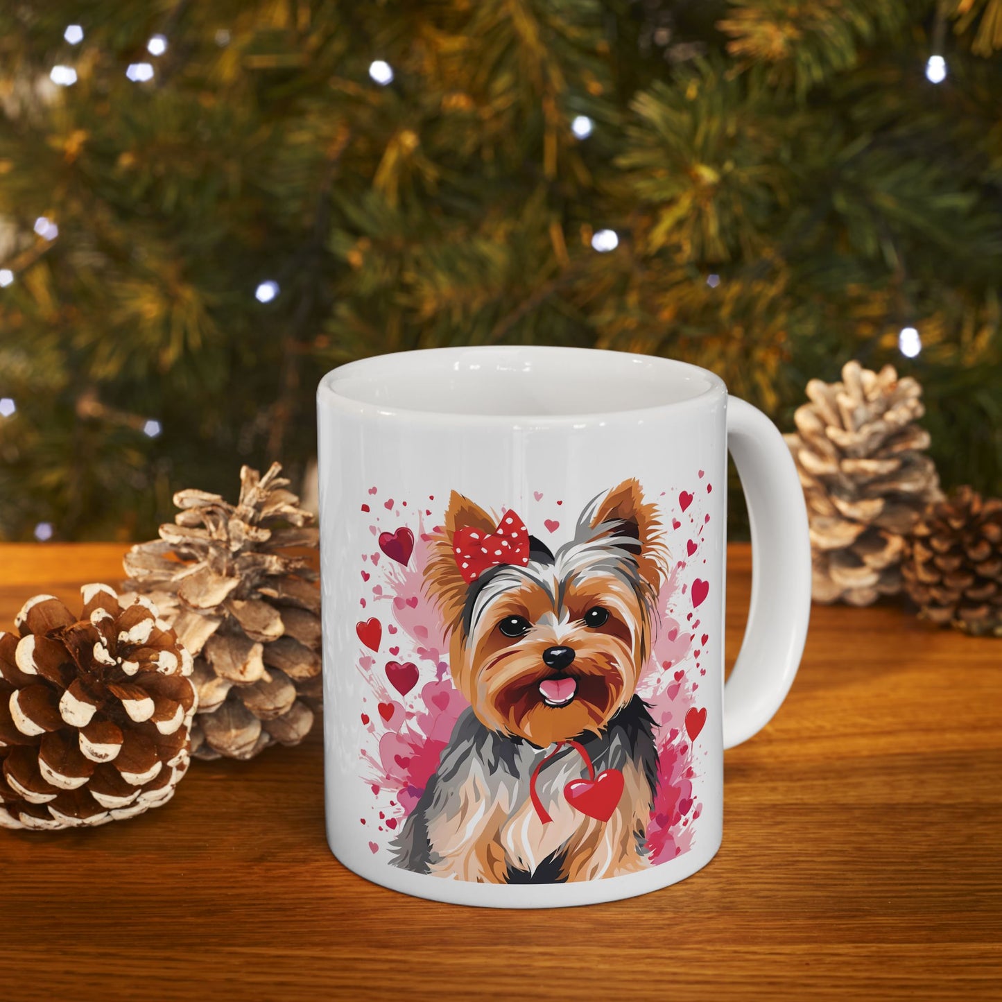 Valentine Yorkie Mug 11oz