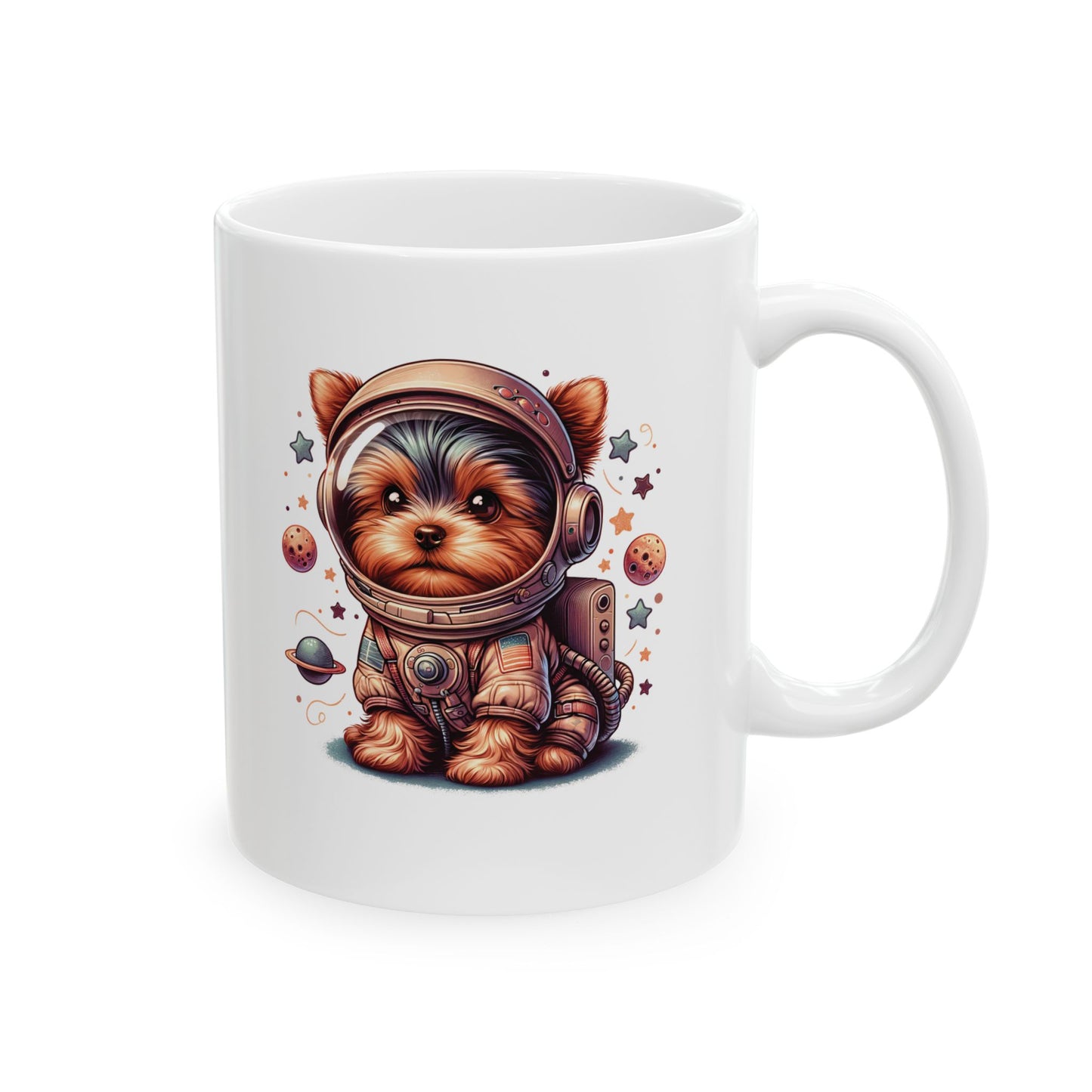 Yorkie Astronaut Mug 11oz