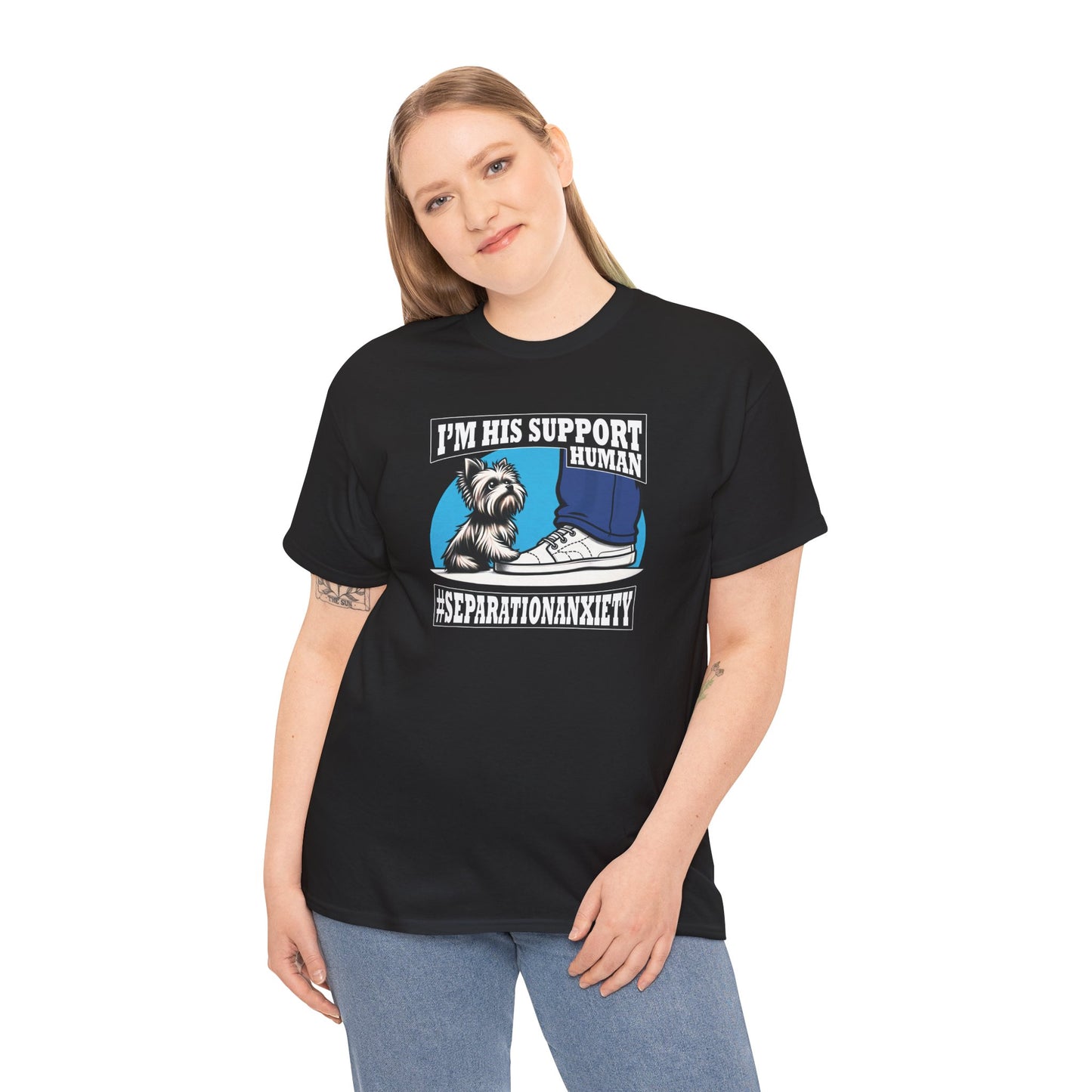 I'm His Support Human - Unisex T Shirt